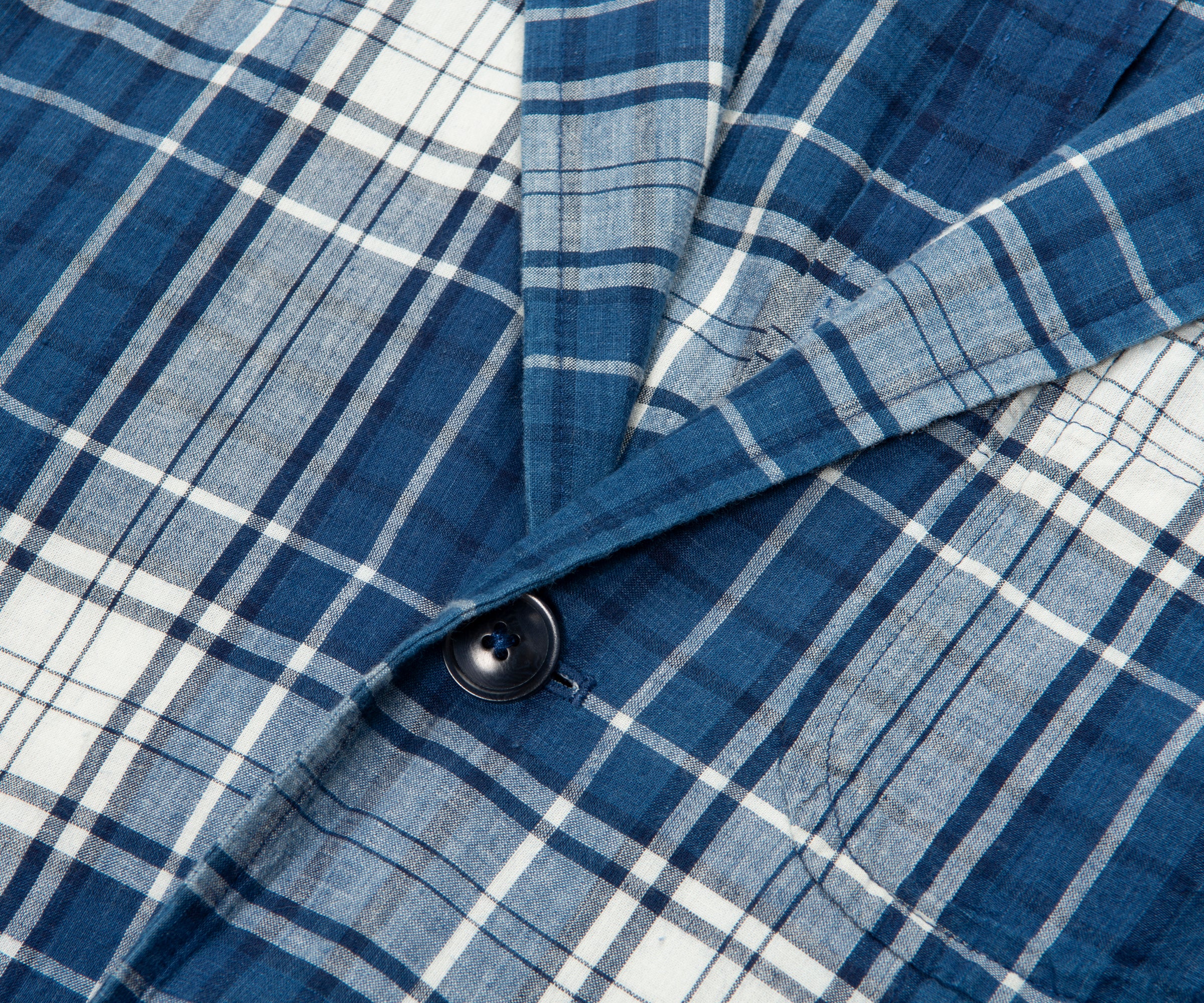 Polo Ralph Lauren Ralph Lauren Indigo Madras Sport Coat Blue Multi - Image 2