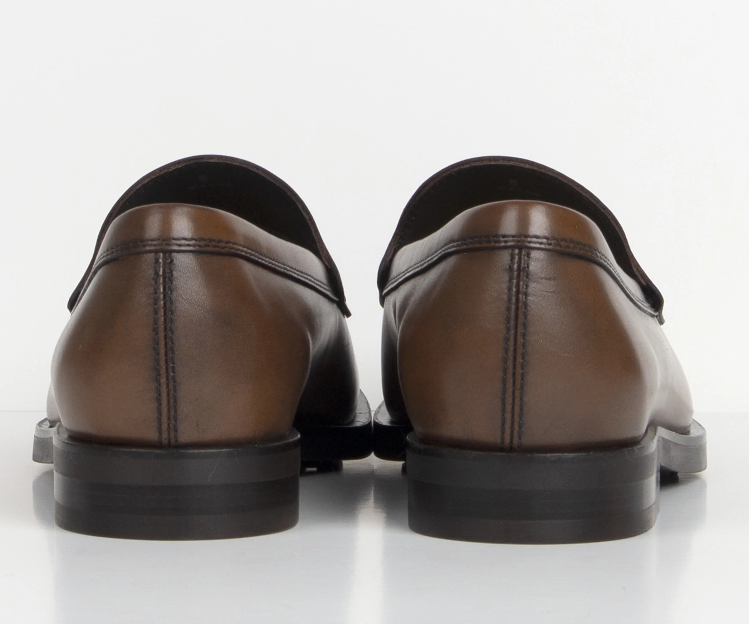 Tods Penny Rubber Sole Loafer Chocolate Brown - Image 7