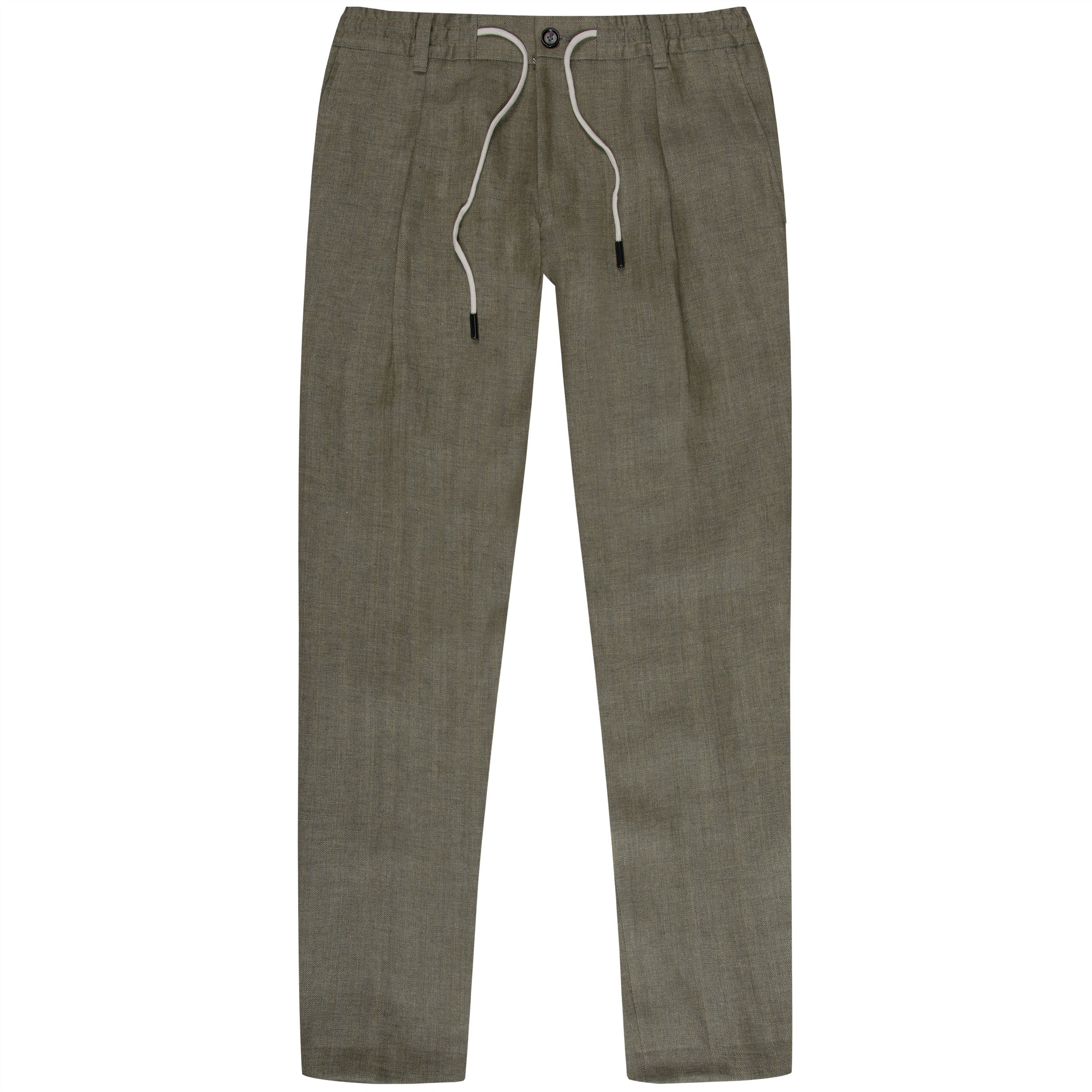 HUGO BOSS L-Peet Linen Trouser Khaki