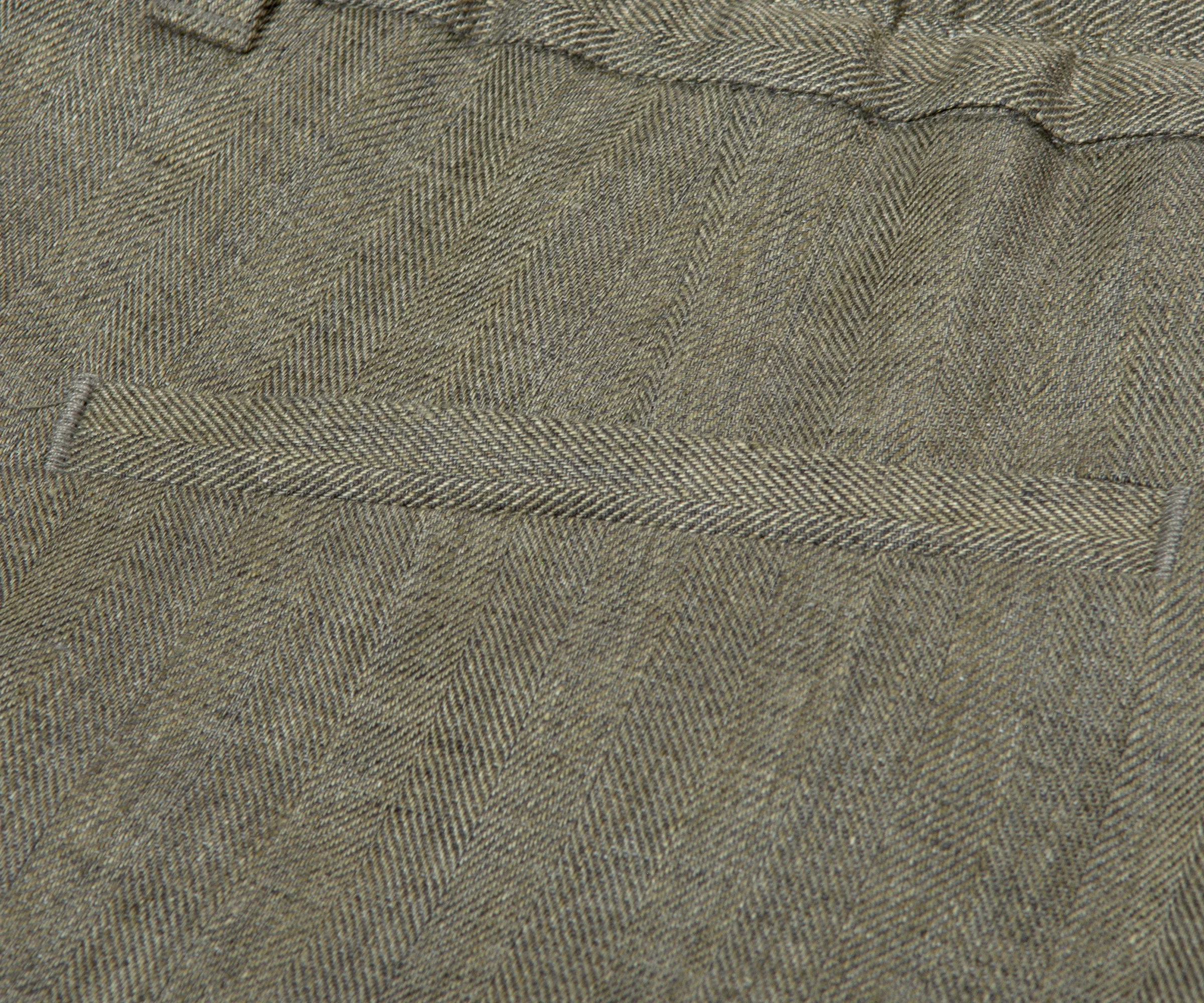 HUGO BOSS L-Peet Linen Trouser Khaki - Image 3