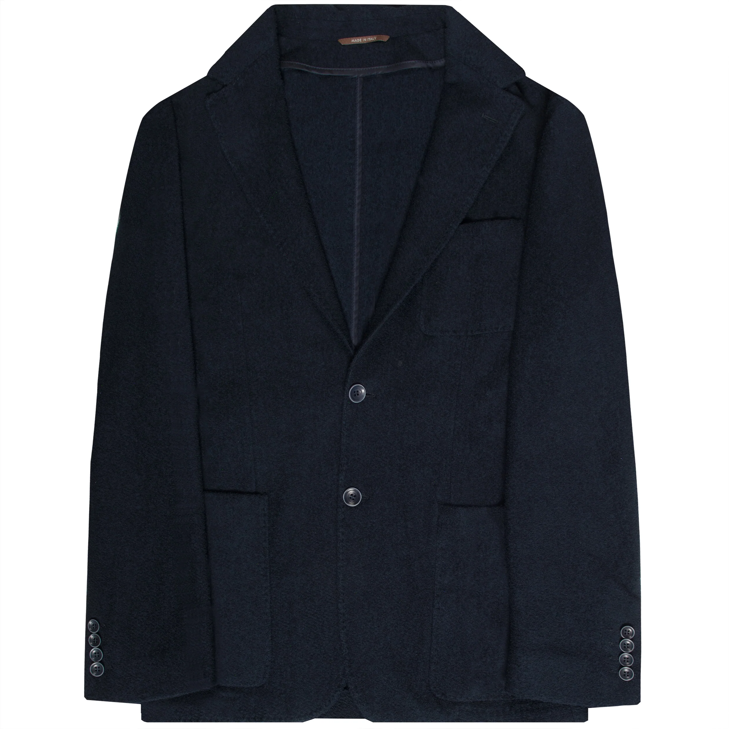Canali Boucle unconstructed Blazer Navy