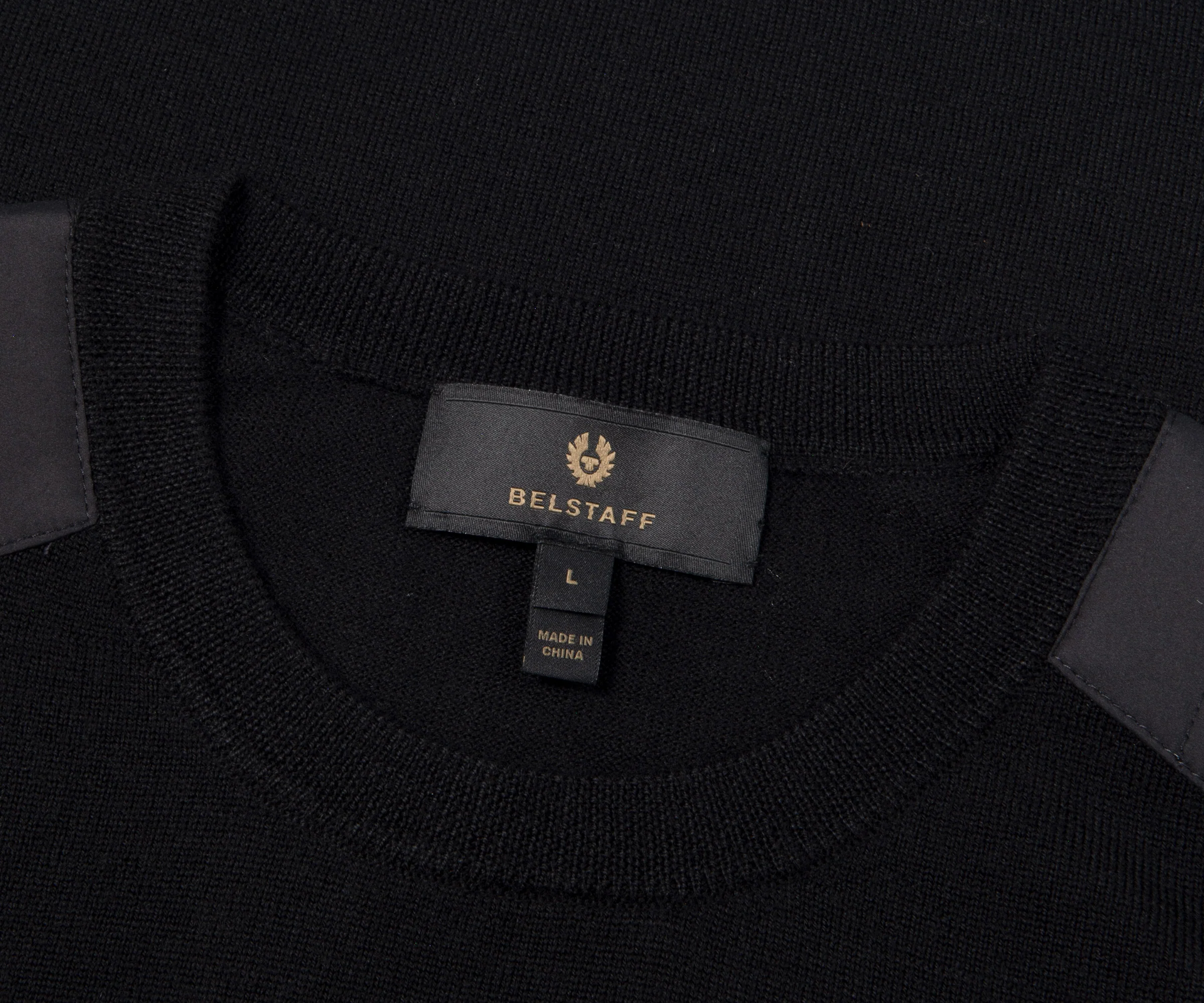 Belstaff Kerrigan Crewneck Knit Black - Image 2