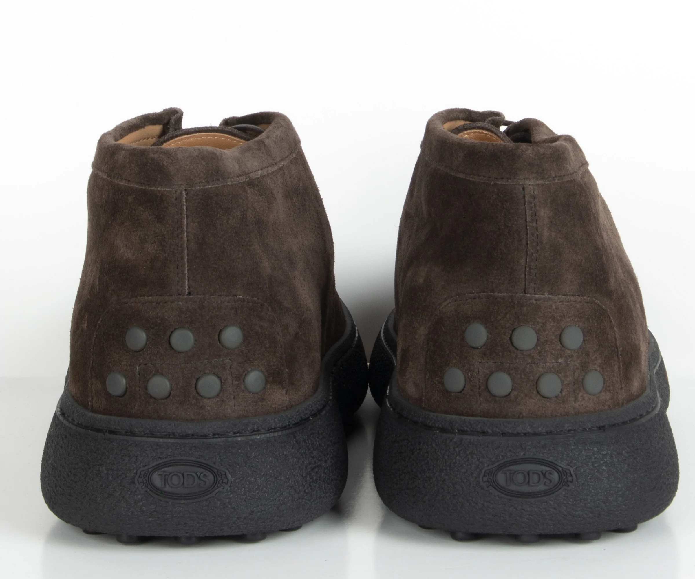 Tods Burlotto Suede Ankle Boot Brown - Image 3