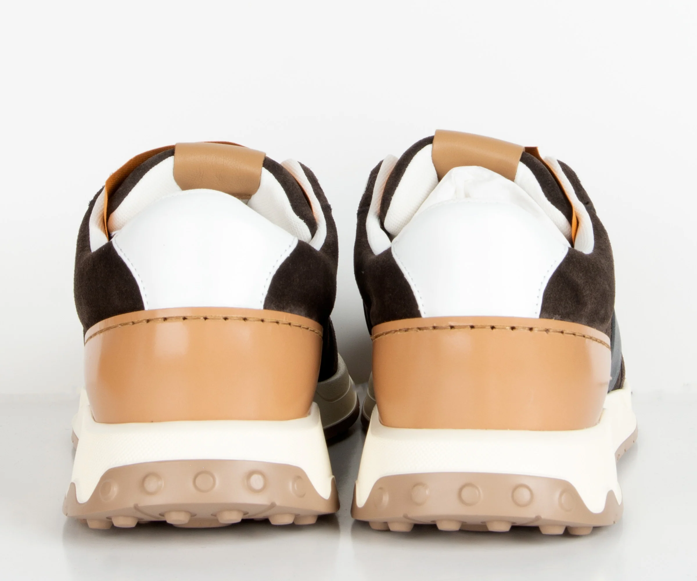 Tods Suede Runners Trainer Brown - Image 3