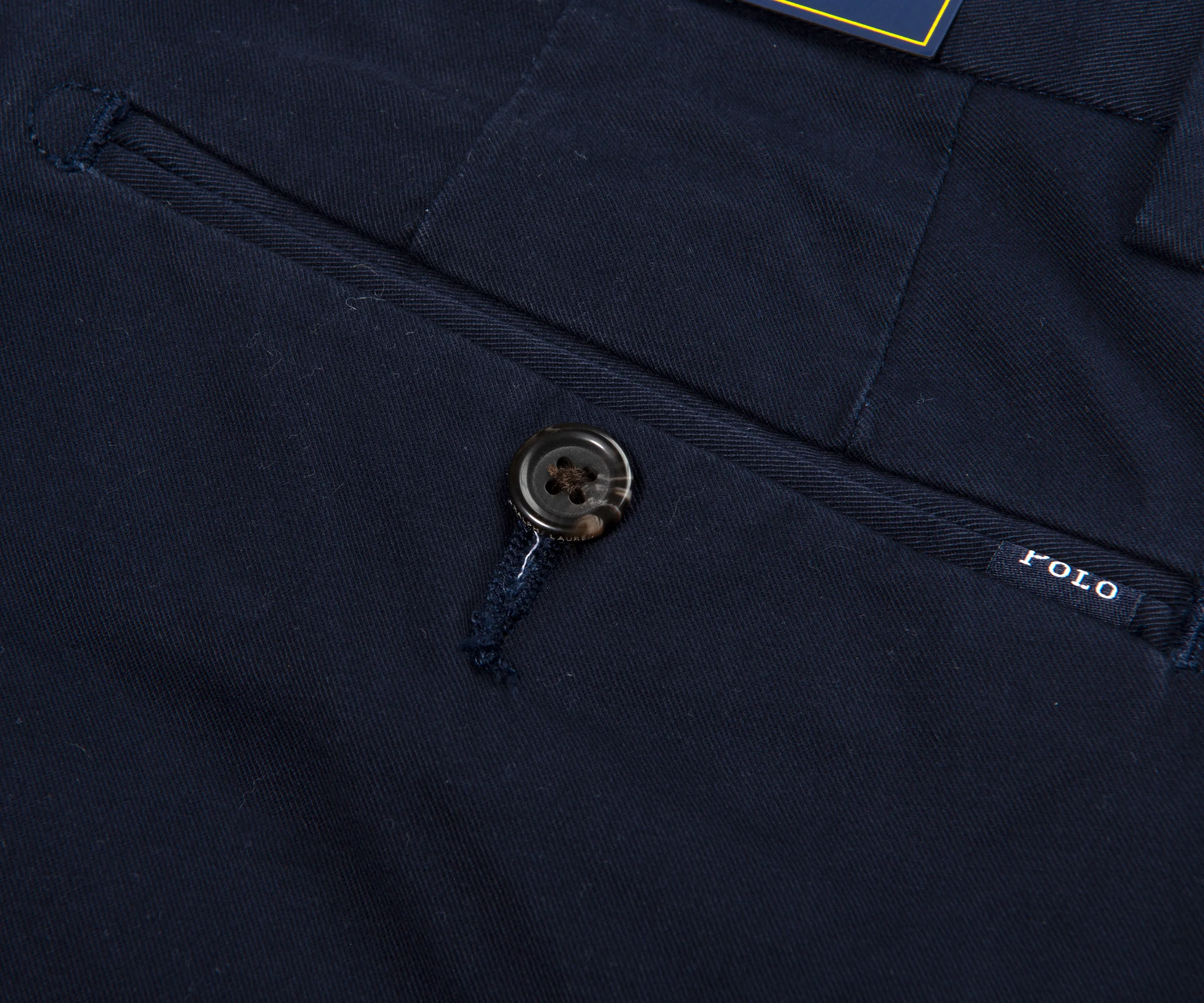 Ralph Lauren Stretch Slim Fit Chino Trouser Navy - Image 3