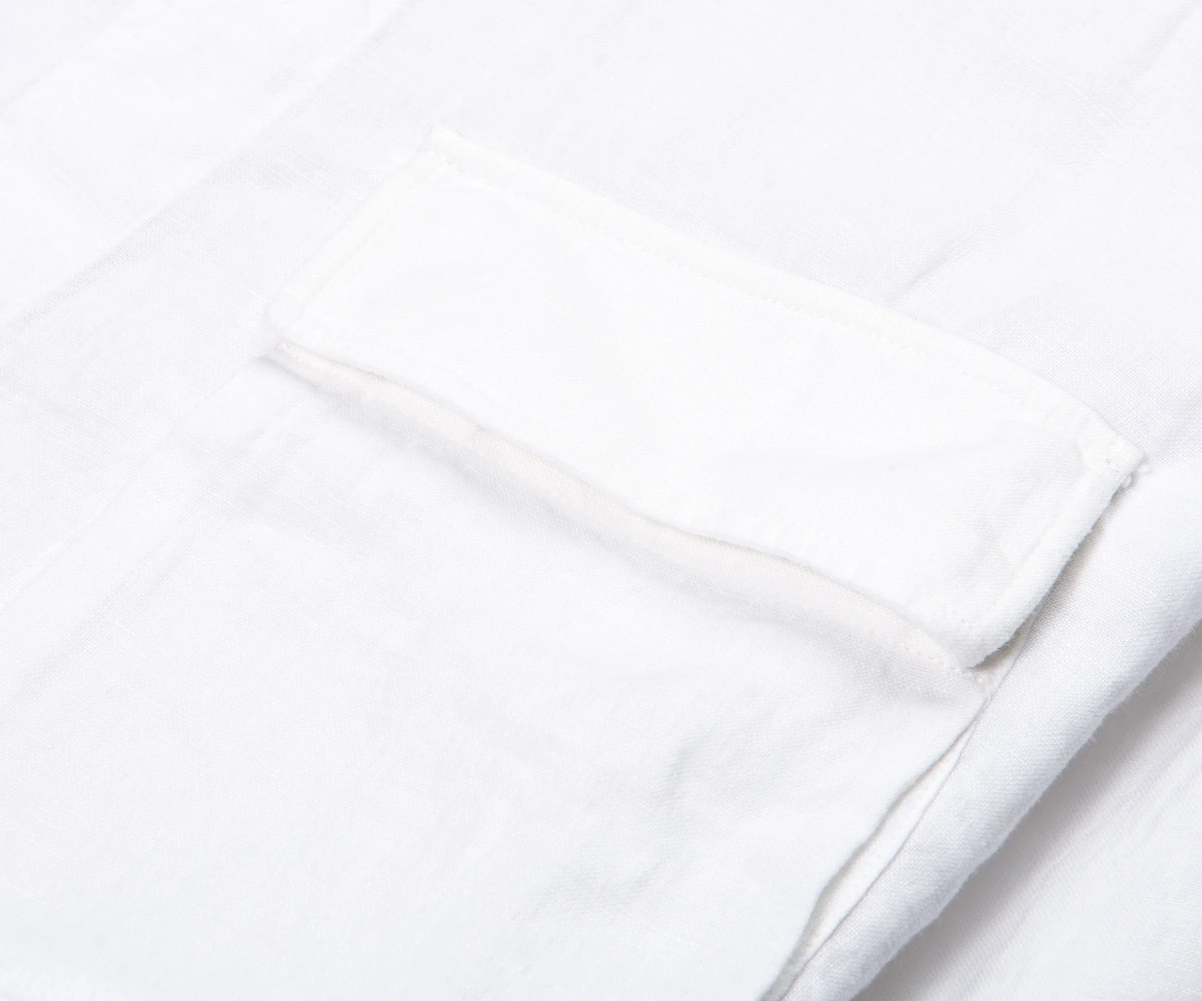 Belstaff Scale Linen LS Shirt White - Image 5