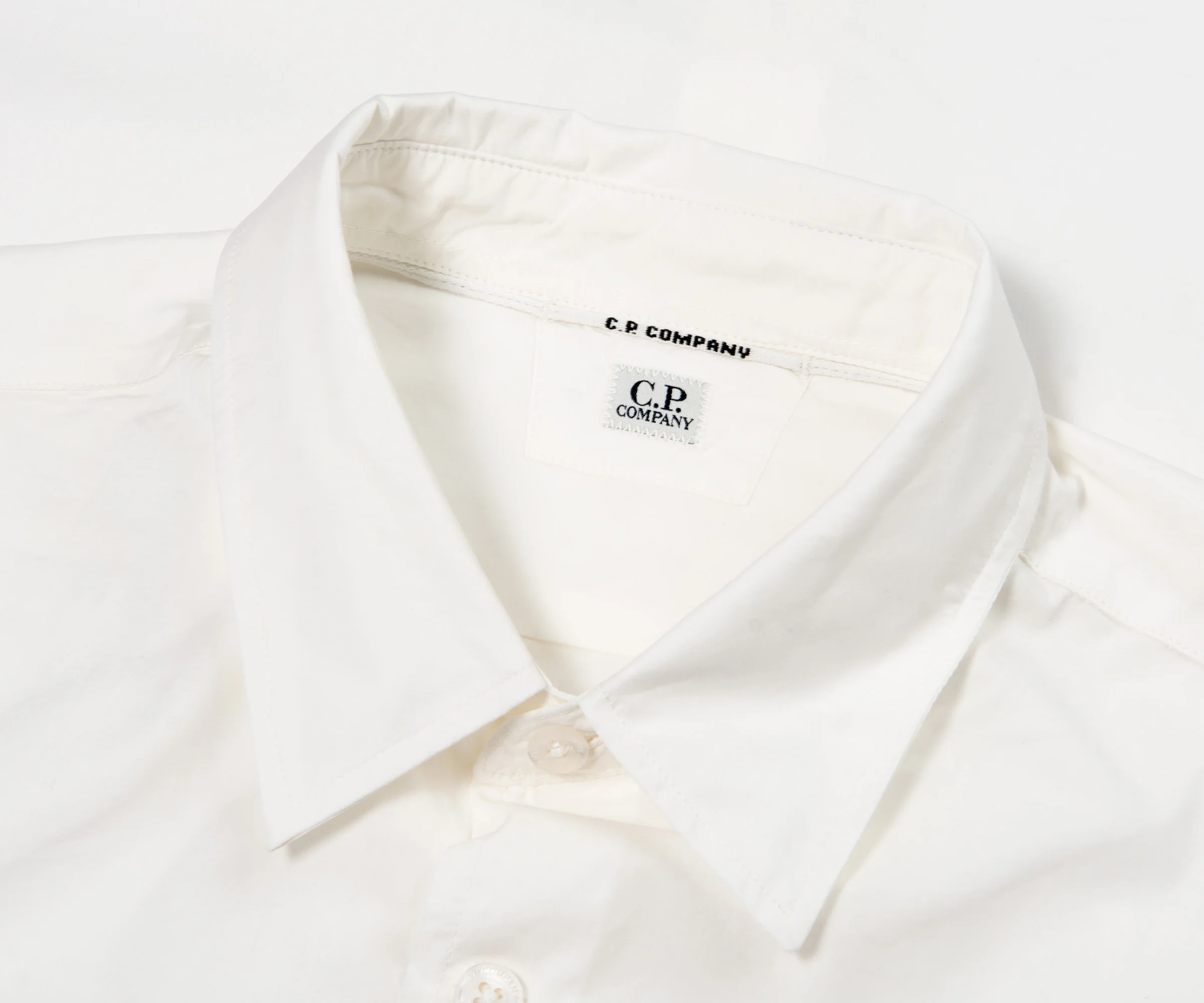 C.P. Company Utility SS Shirt Gauze White - Image 2
