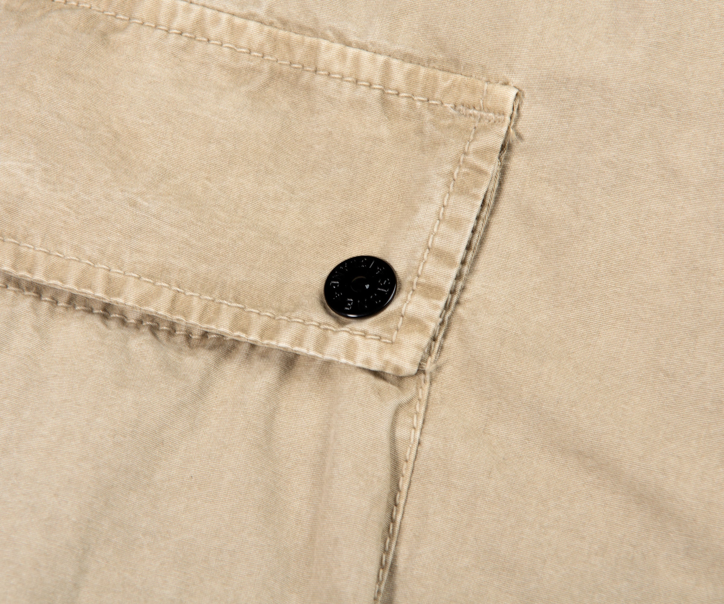 Stone Island Garment Dyed Cargo Shorts Dark Sand - Image 5