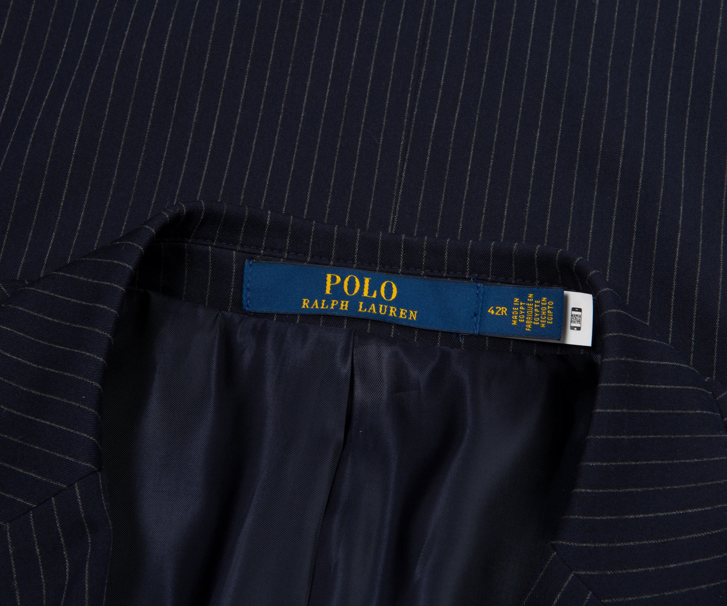 Polo Ralph Lauren Pin Stripe SB Suit Navy - Image 2