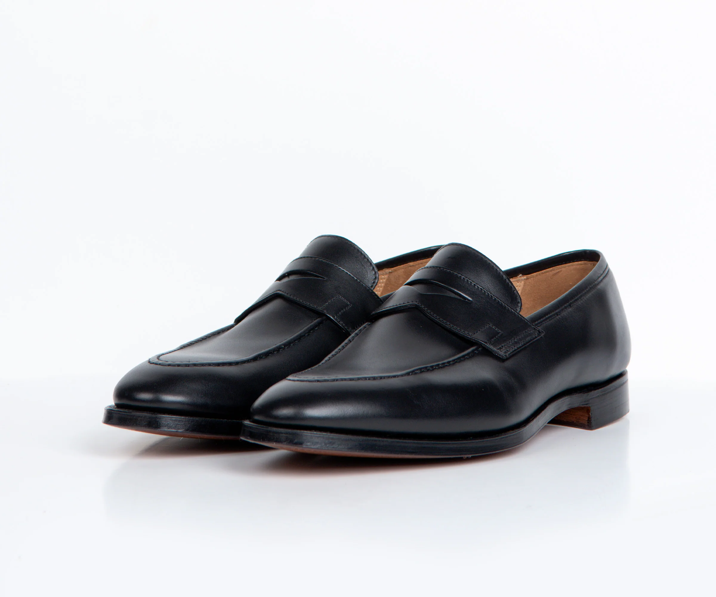 Crockett & Jones 'Sydney' Penny Loafer Black - Image 2