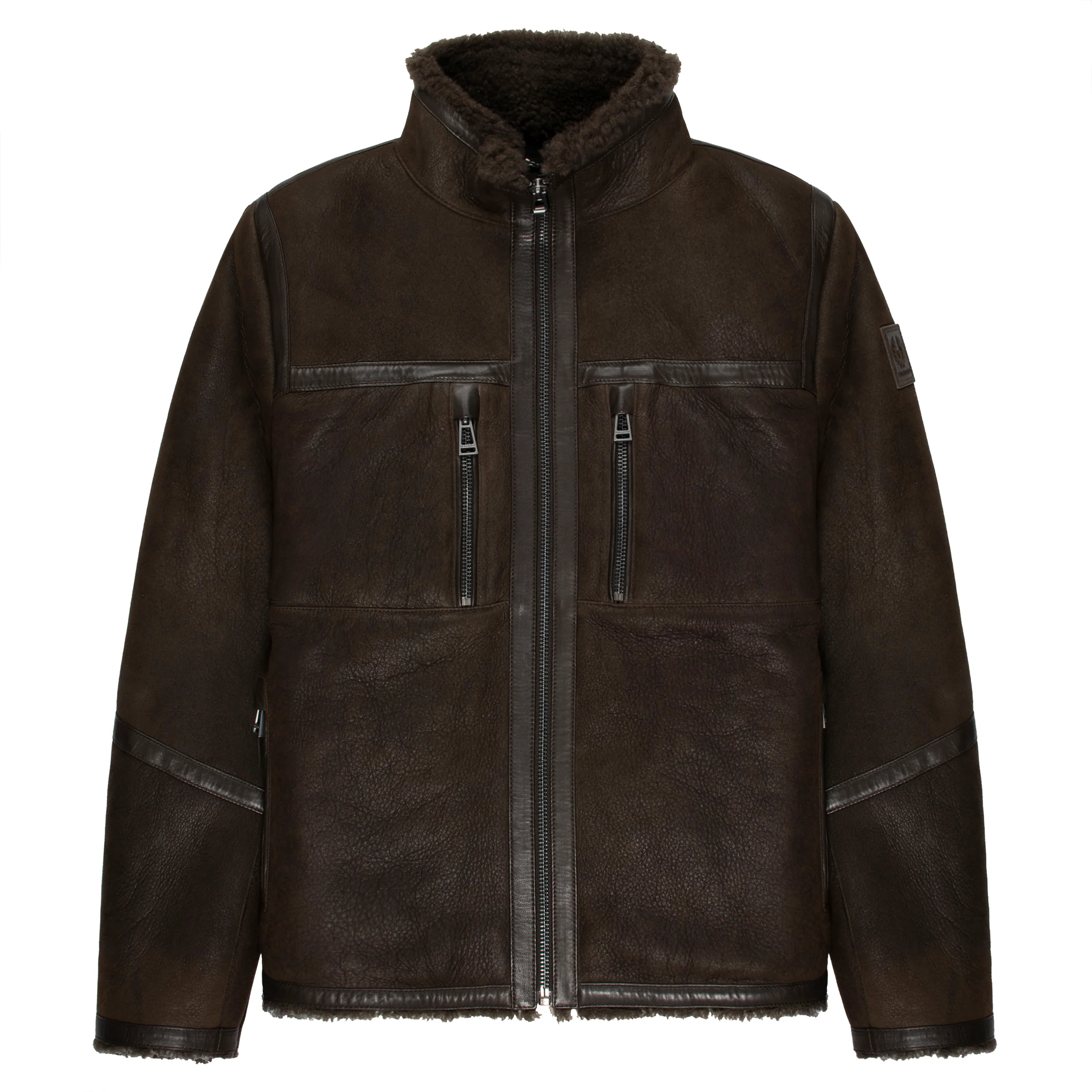 Belstaff Tundra Brown Shearling Jacket