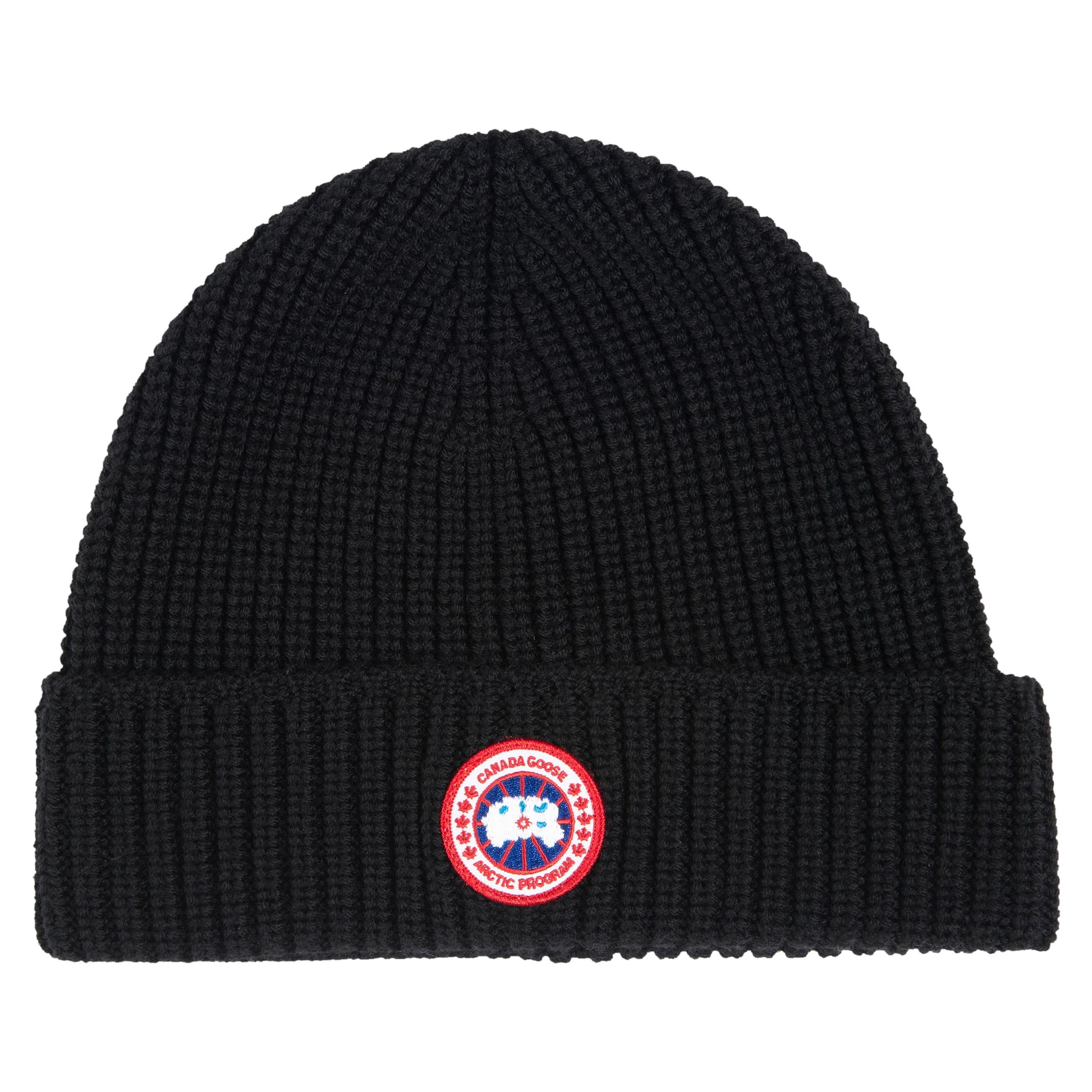Canada Goose Black Rib Toque Beanie