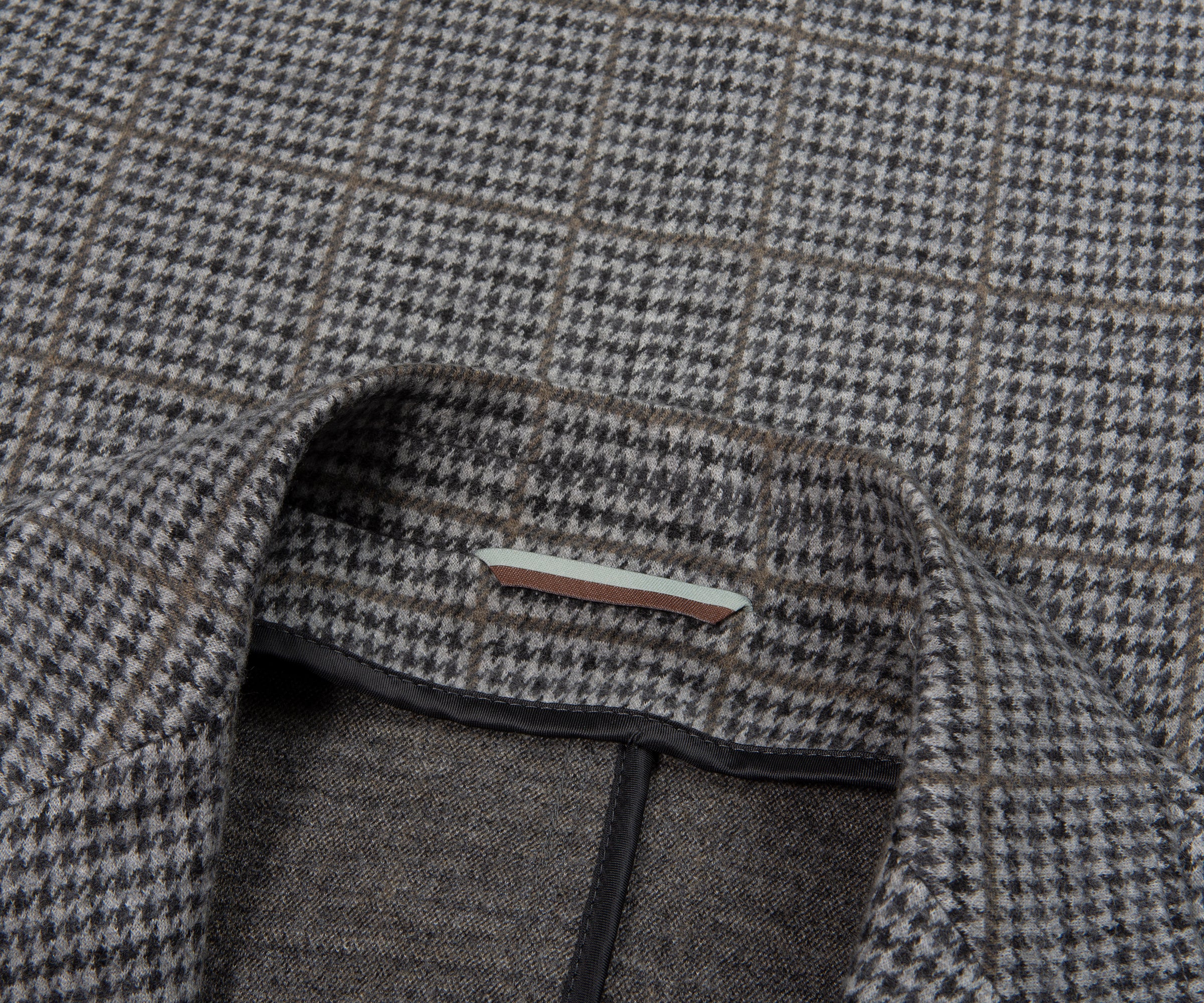 Canali Grey Impeccable Checked Soft Wool Jacket - Image 2