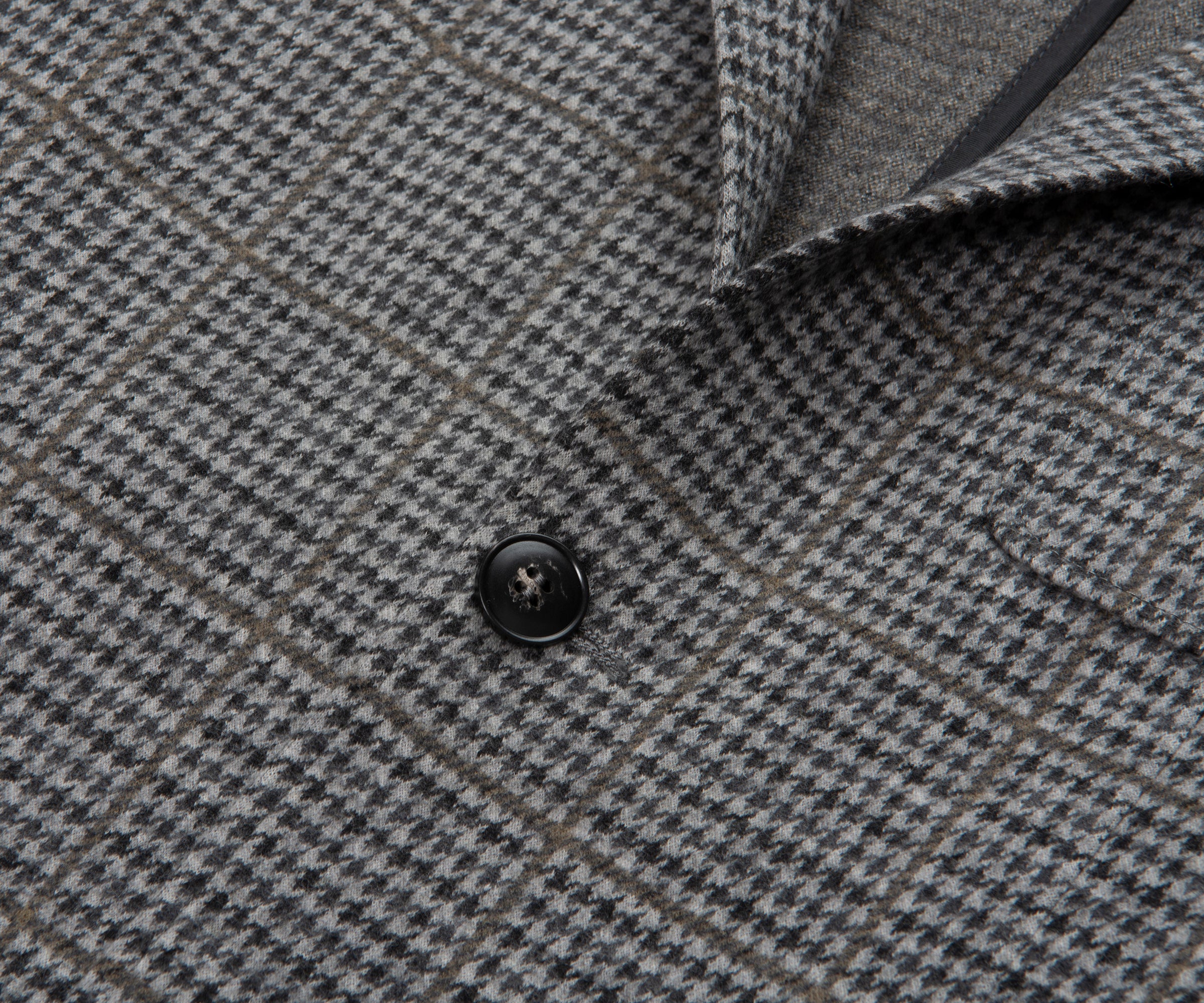 Canali Grey Impeccable Checked Soft Wool Jacket - Image 3