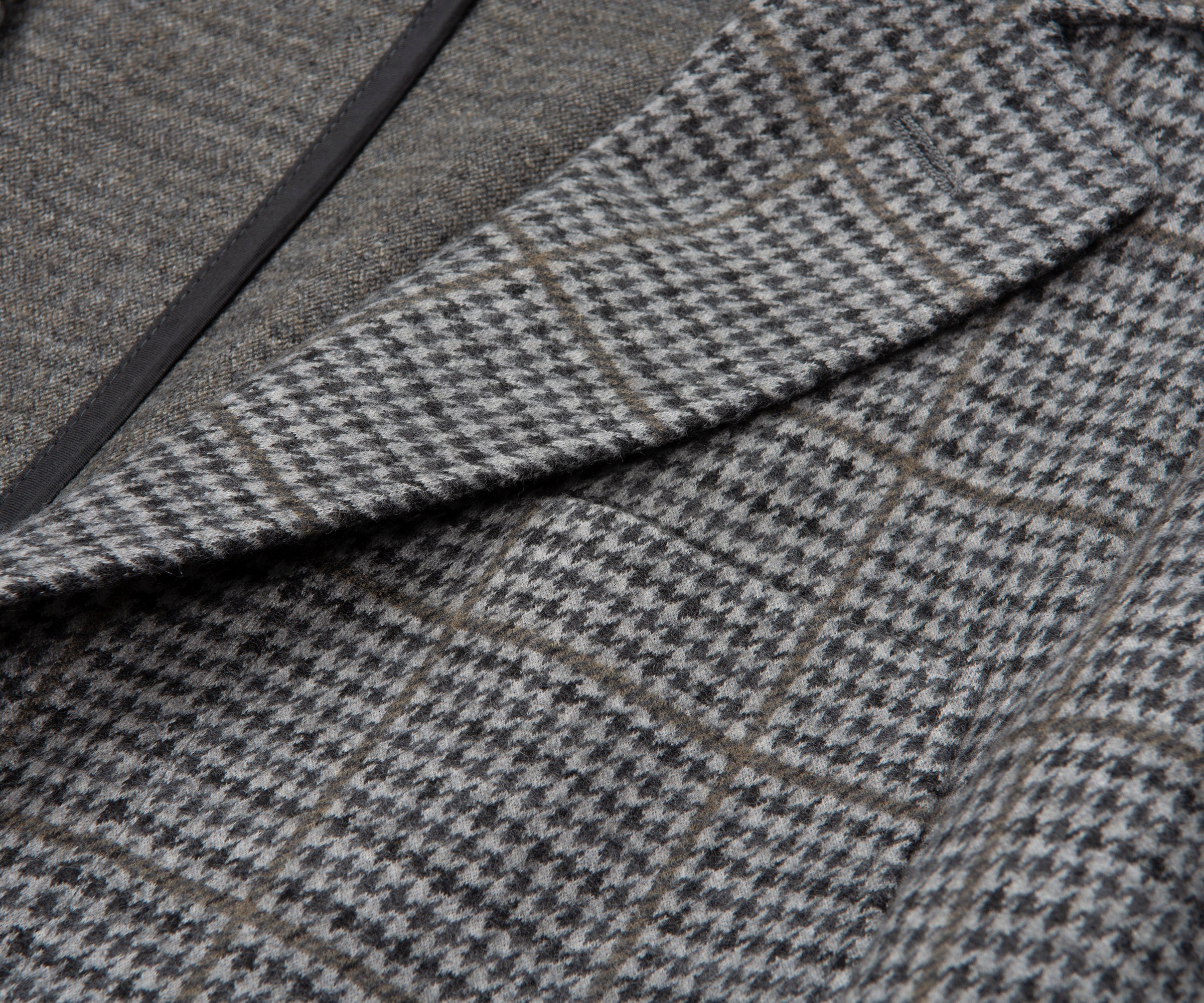 Canali Grey Impeccable Checked Soft Wool Jacket - Image 5