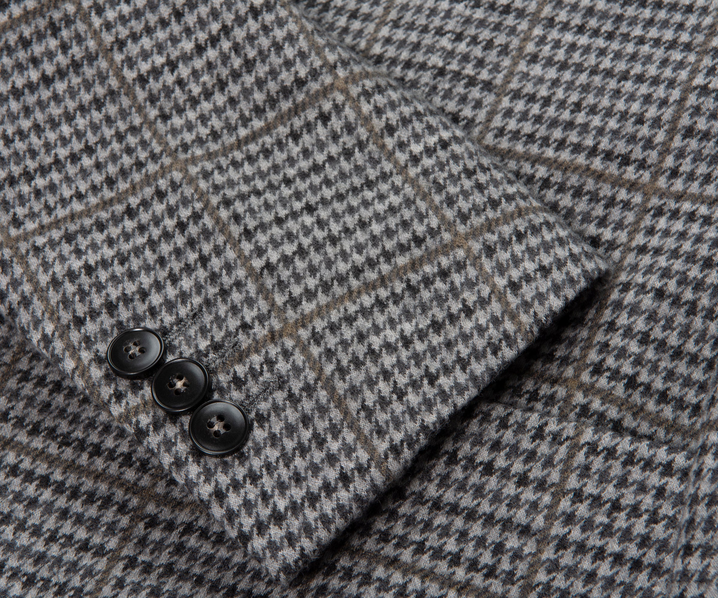 Canali Grey Impeccable Checked Soft Wool Jacket - Image 6