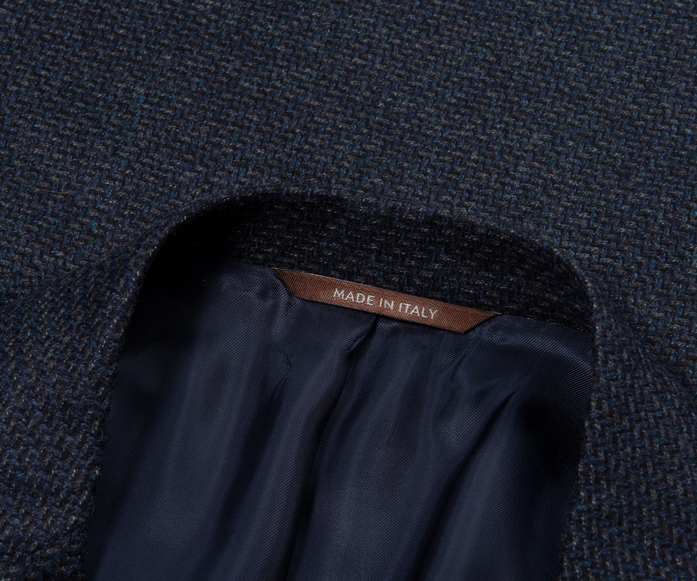 Canali Navy Kei Style Soft Wool Jacket - Image 2