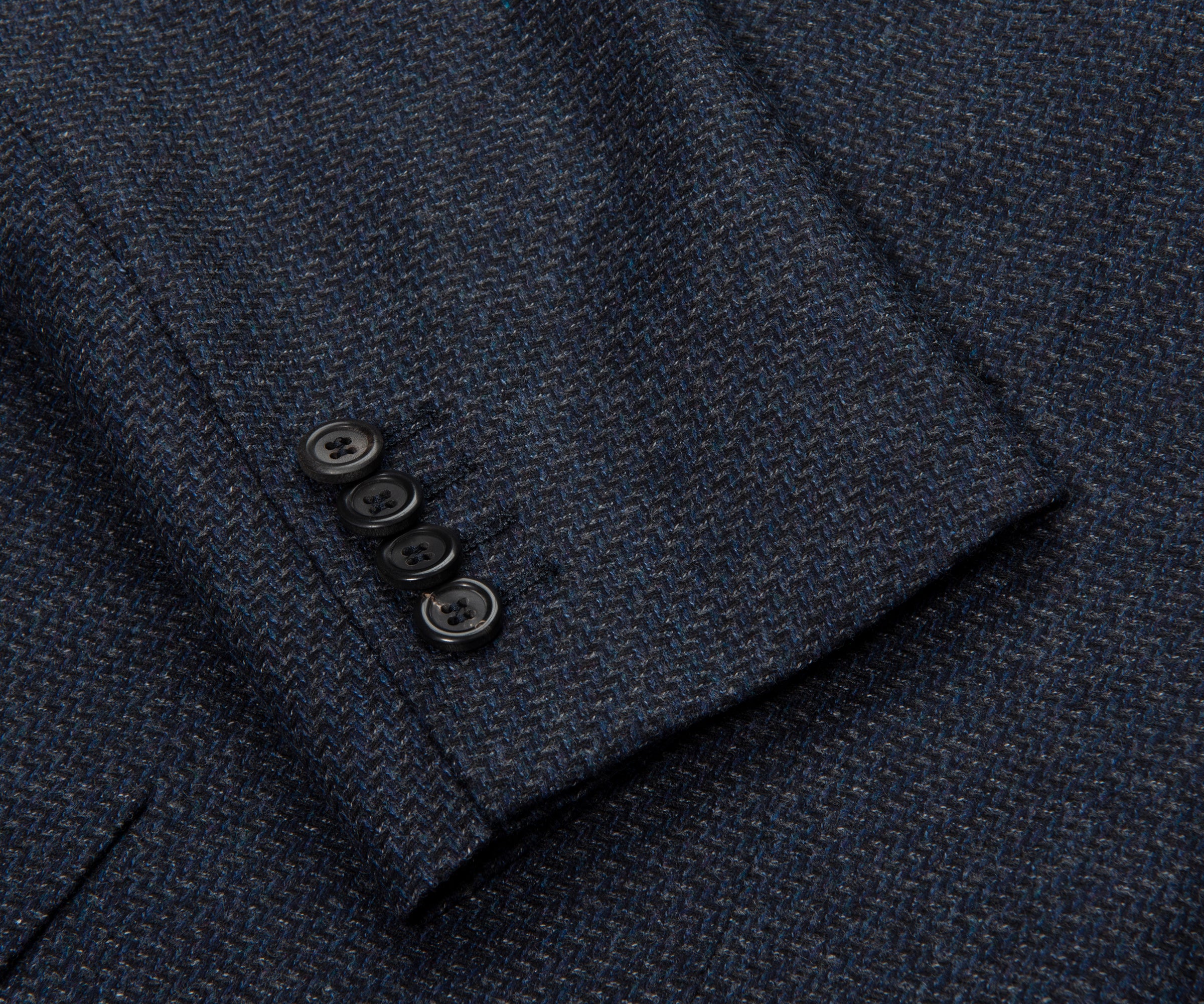 Canali Navy Kei Style Soft Wool Jacket - Image 5