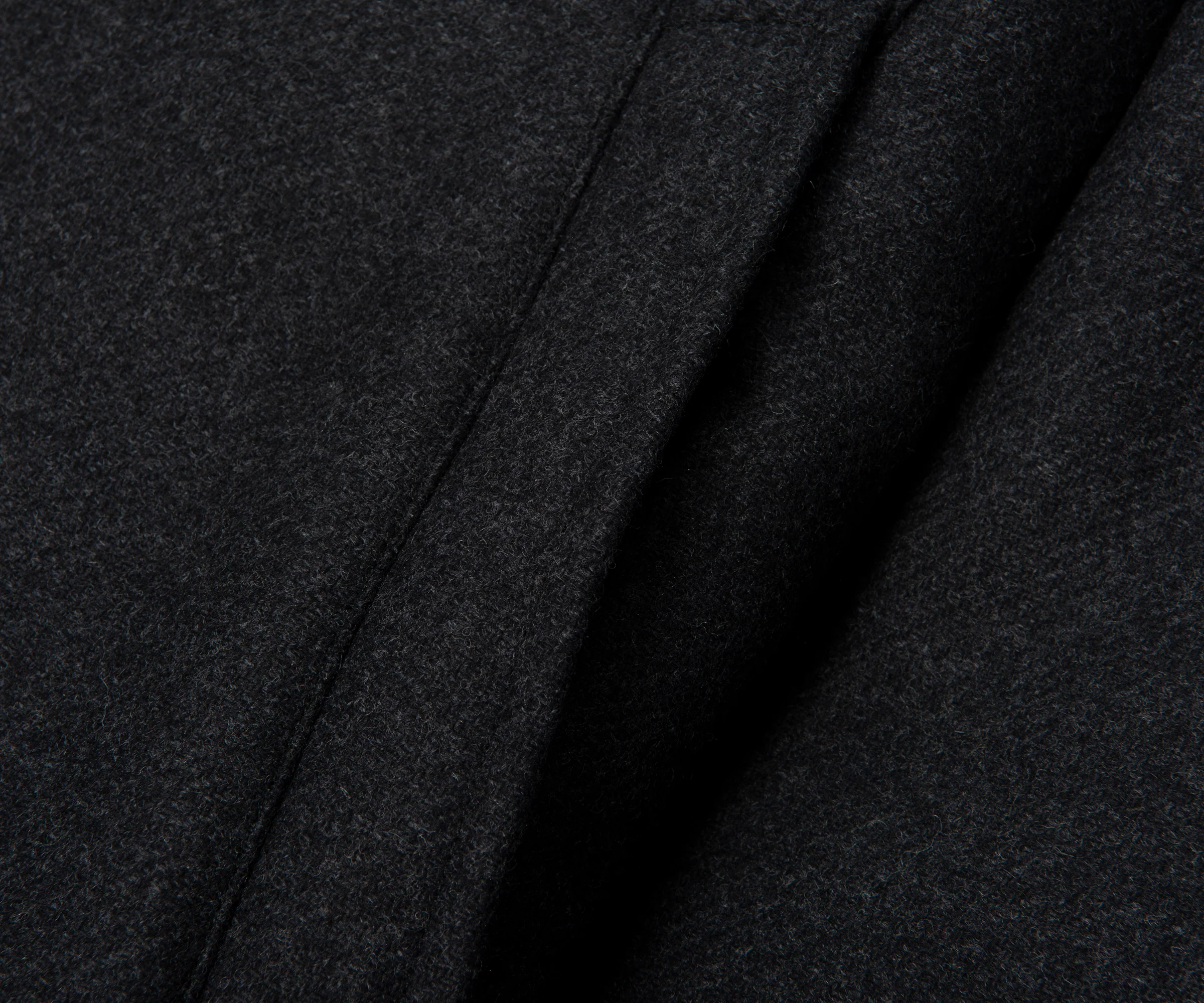 Herno Grey Fur Collard Woolen Overcoat - Image 7