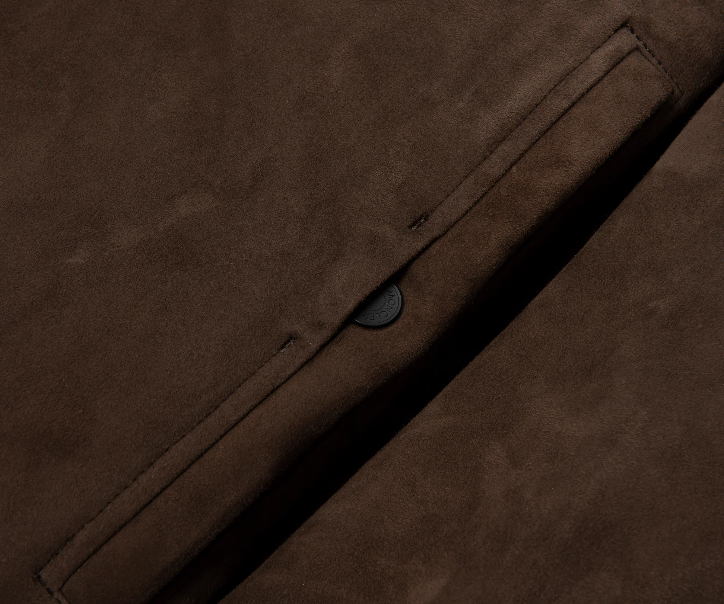 Moncler Brown Cernay Suede Reversible Jacket - Image 6