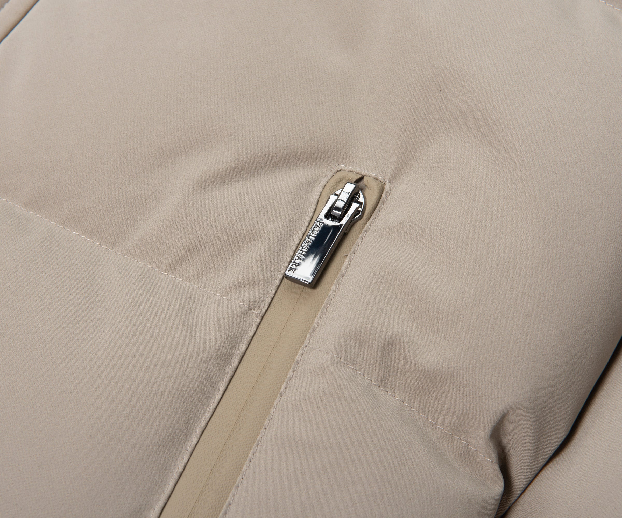 Paul & Shark Typhoon Cream Hooded Puffer Coat - Image 3