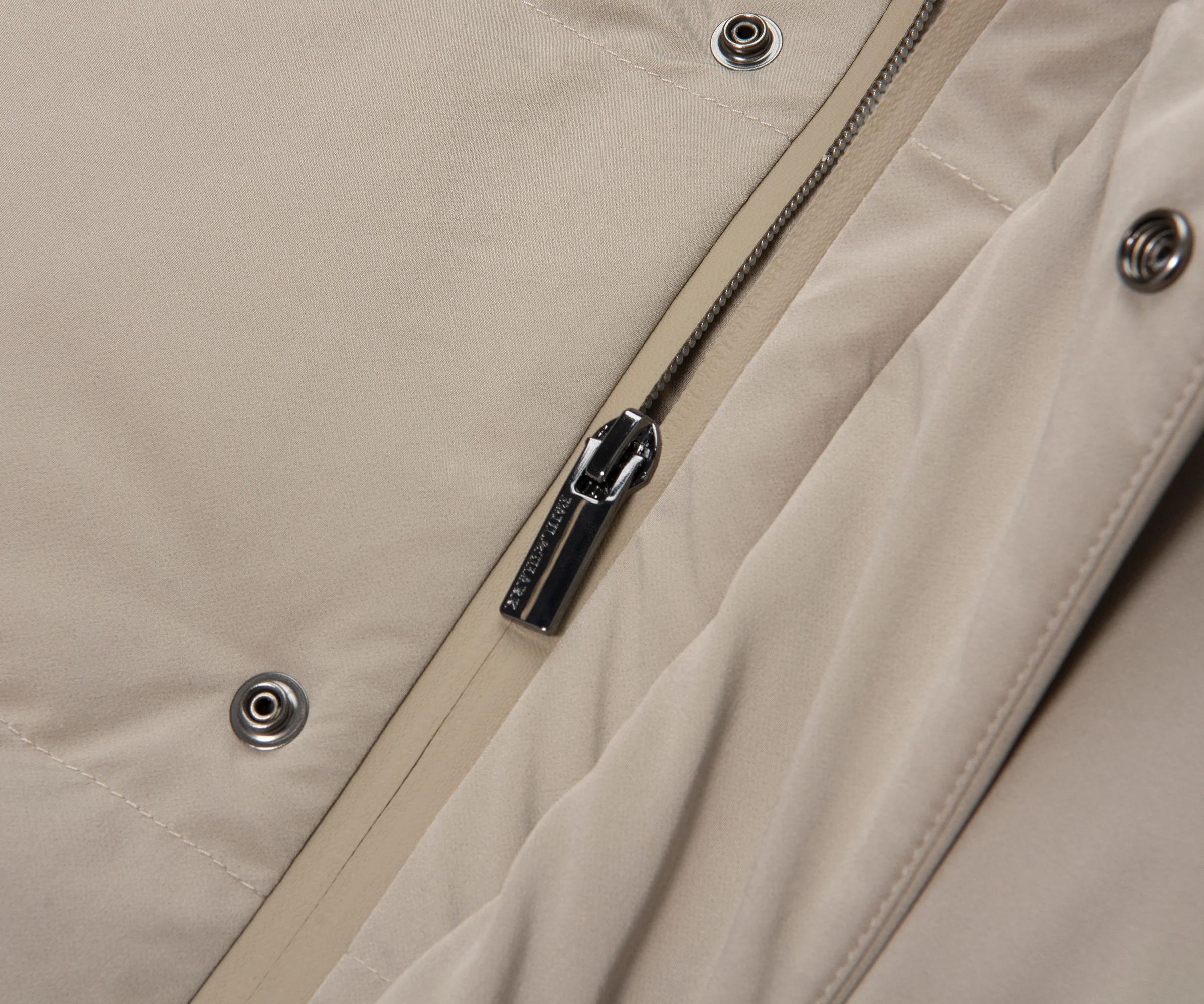 Paul & Shark Typhoon Cream Hooded Puffer Coat - Image 5