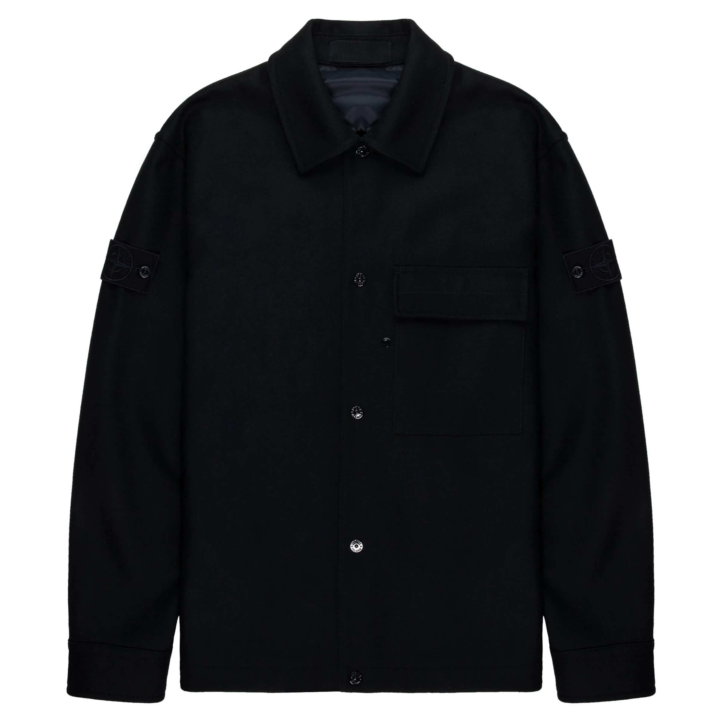 Stone Island Ghost Navy Fleece Overshirt