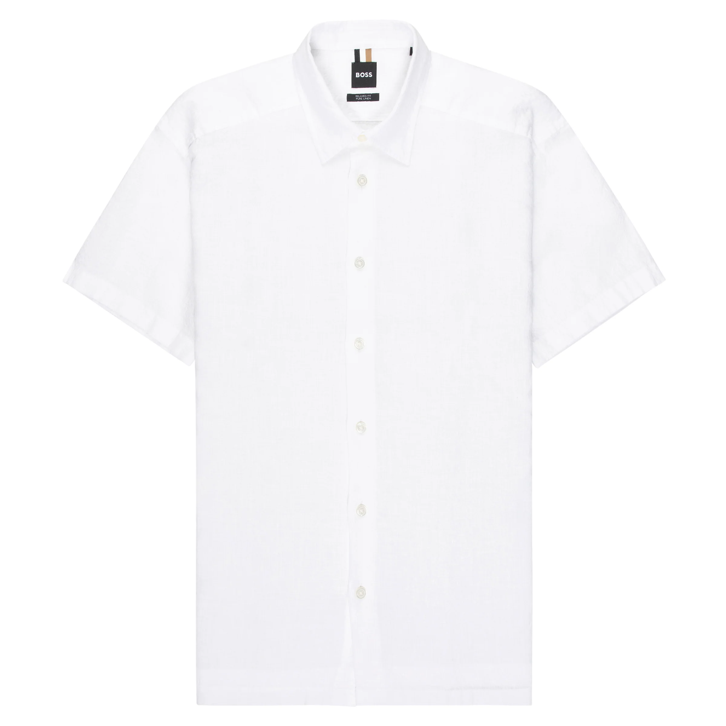 Boss C-Cory White Seersucker SS Shirt
