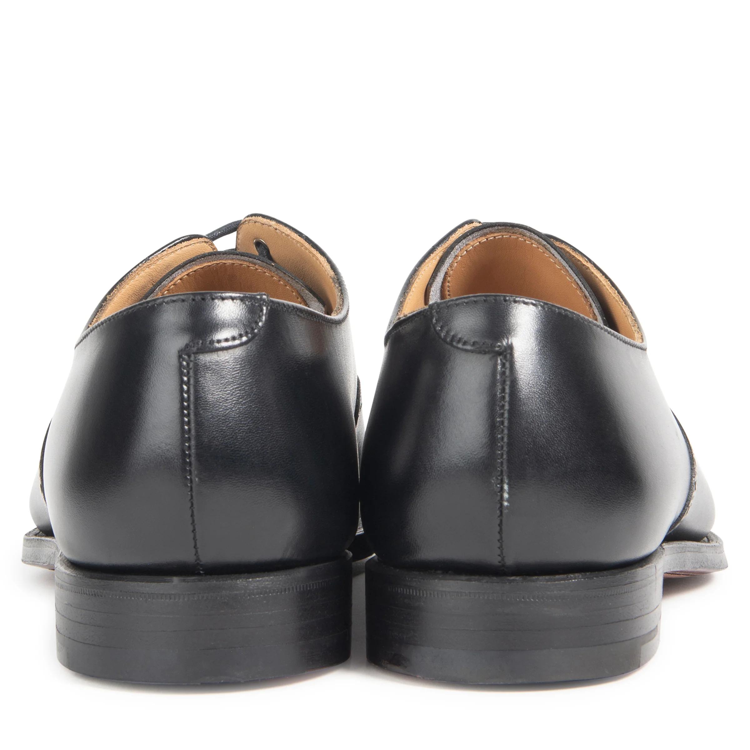 Crockett & Jones Edgware Punched Medallion Shoe Black - Image 5