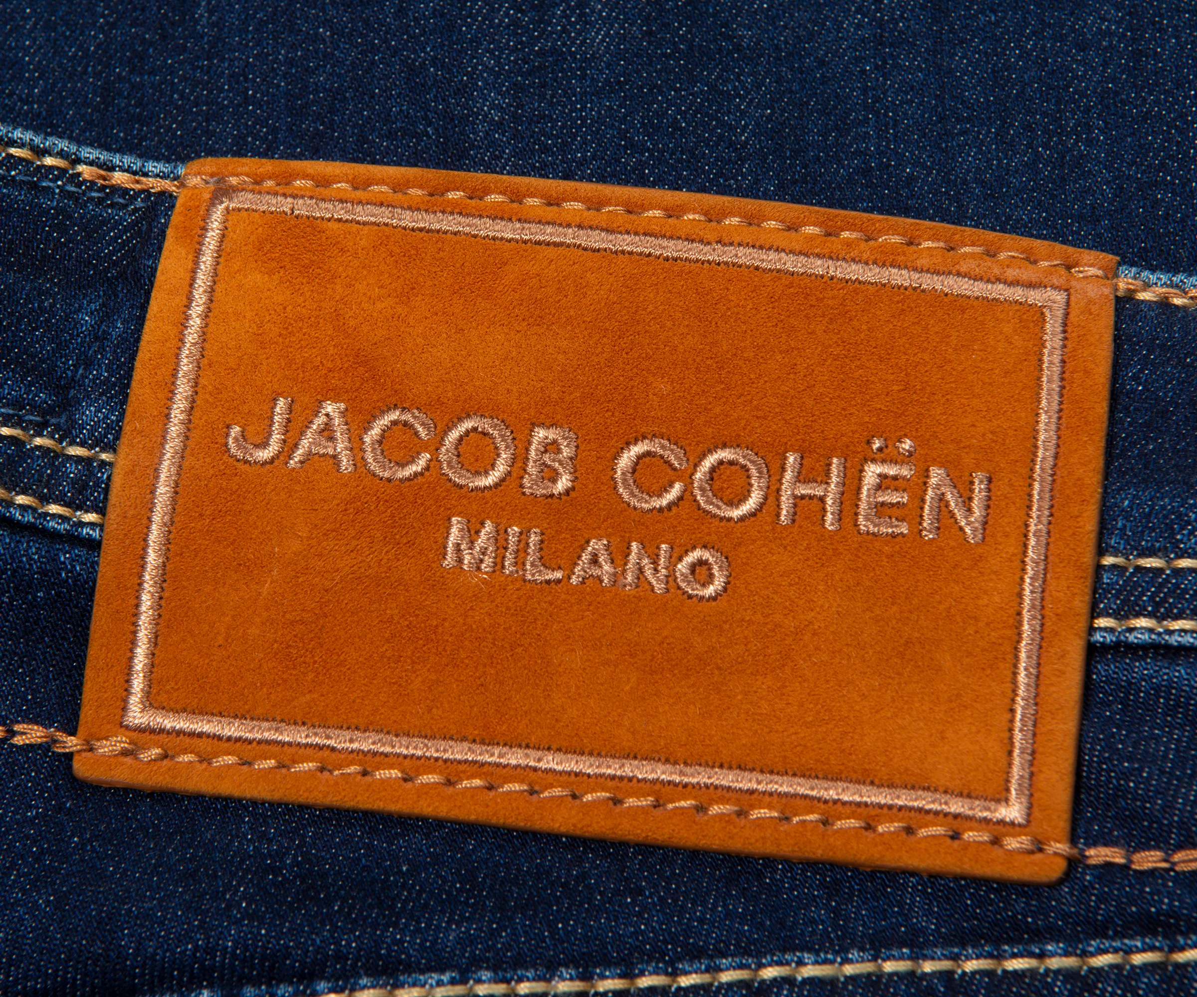 Jacob Cohën Bard Slim Fit Jeans in Dark Blue - Image 4