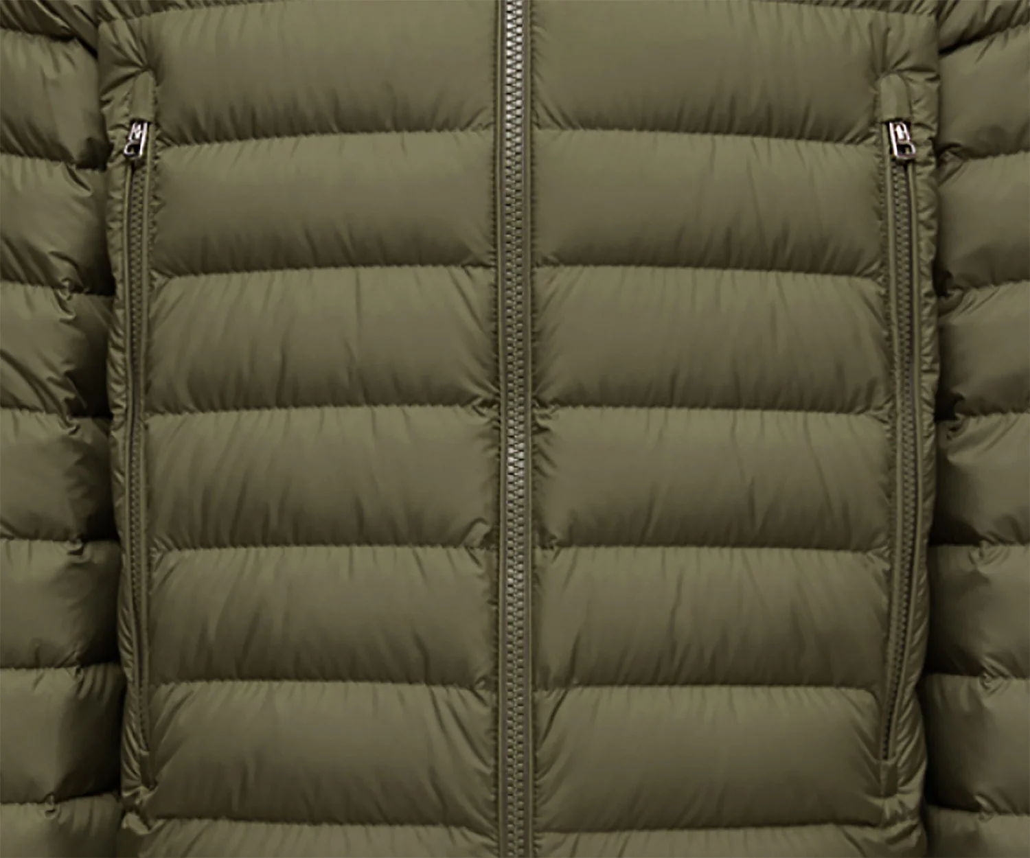 Moncler Galion Green Hooded Short Down Jacket - Image 5