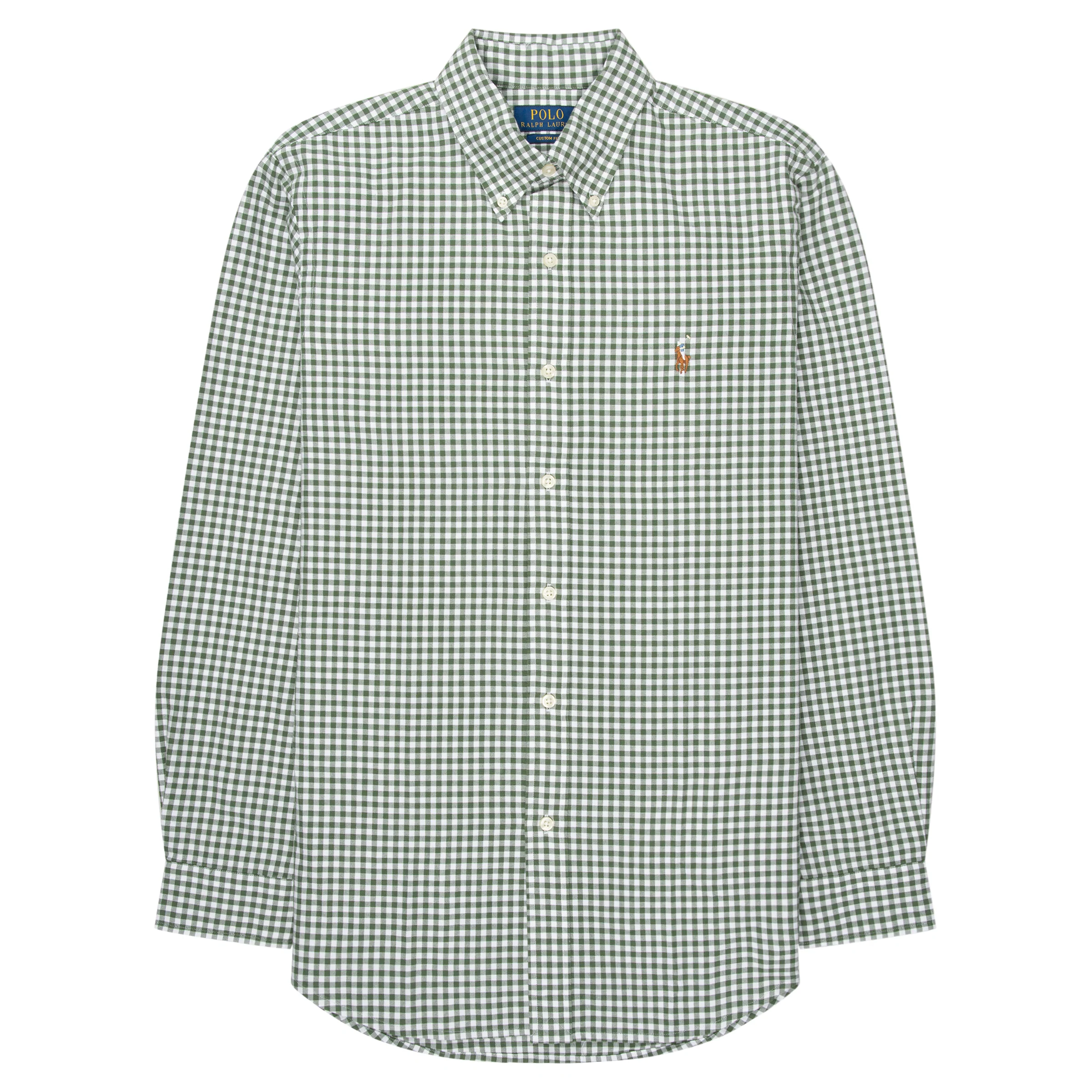 Ralph Lauren Green/White Gingham Shirt