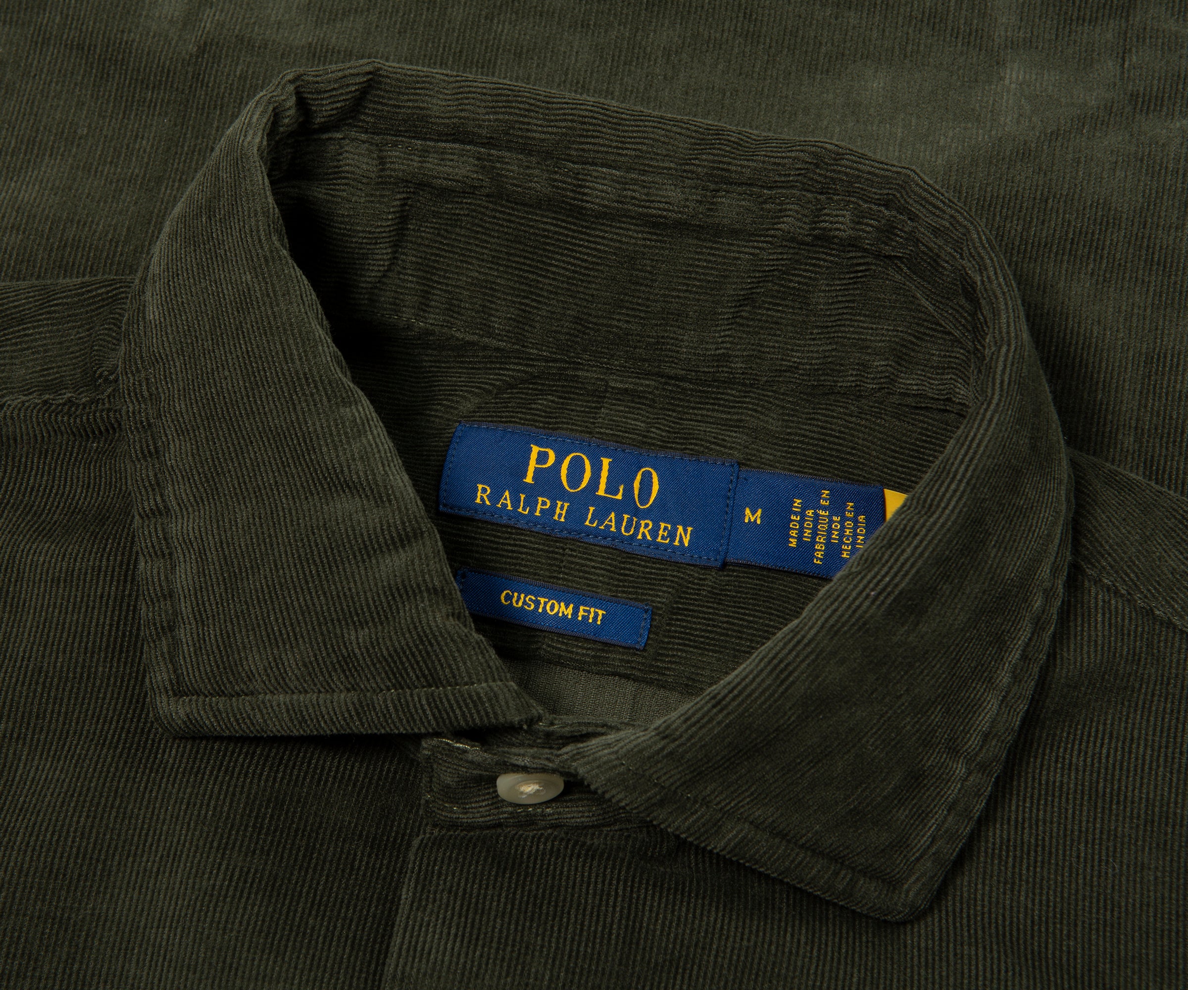 Ralph Lauren Moss Green Corduroy Shirt - Image 2