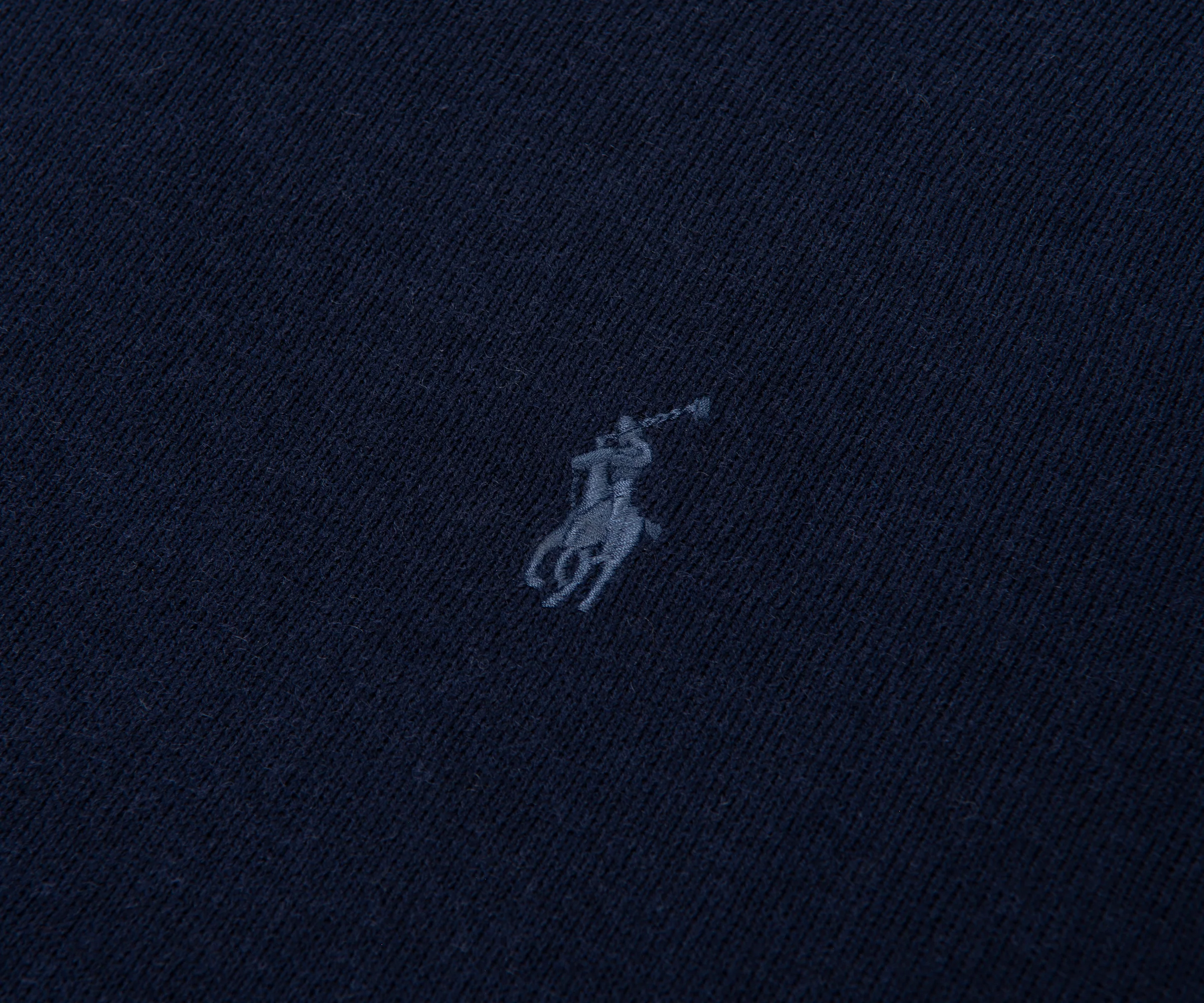 Ralph Lauren Navy Merino Wool Crewneck - Image 3