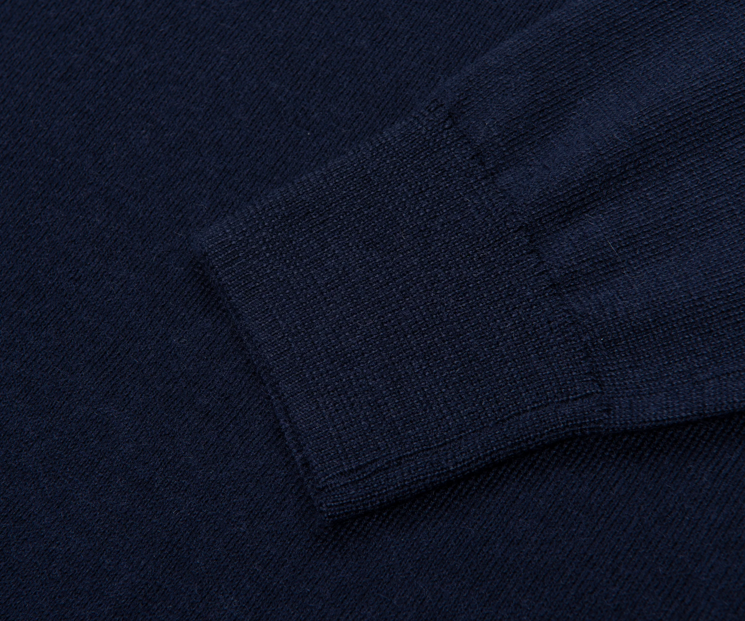 Ralph Lauren Navy Merino Wool Crewneck - Image 4