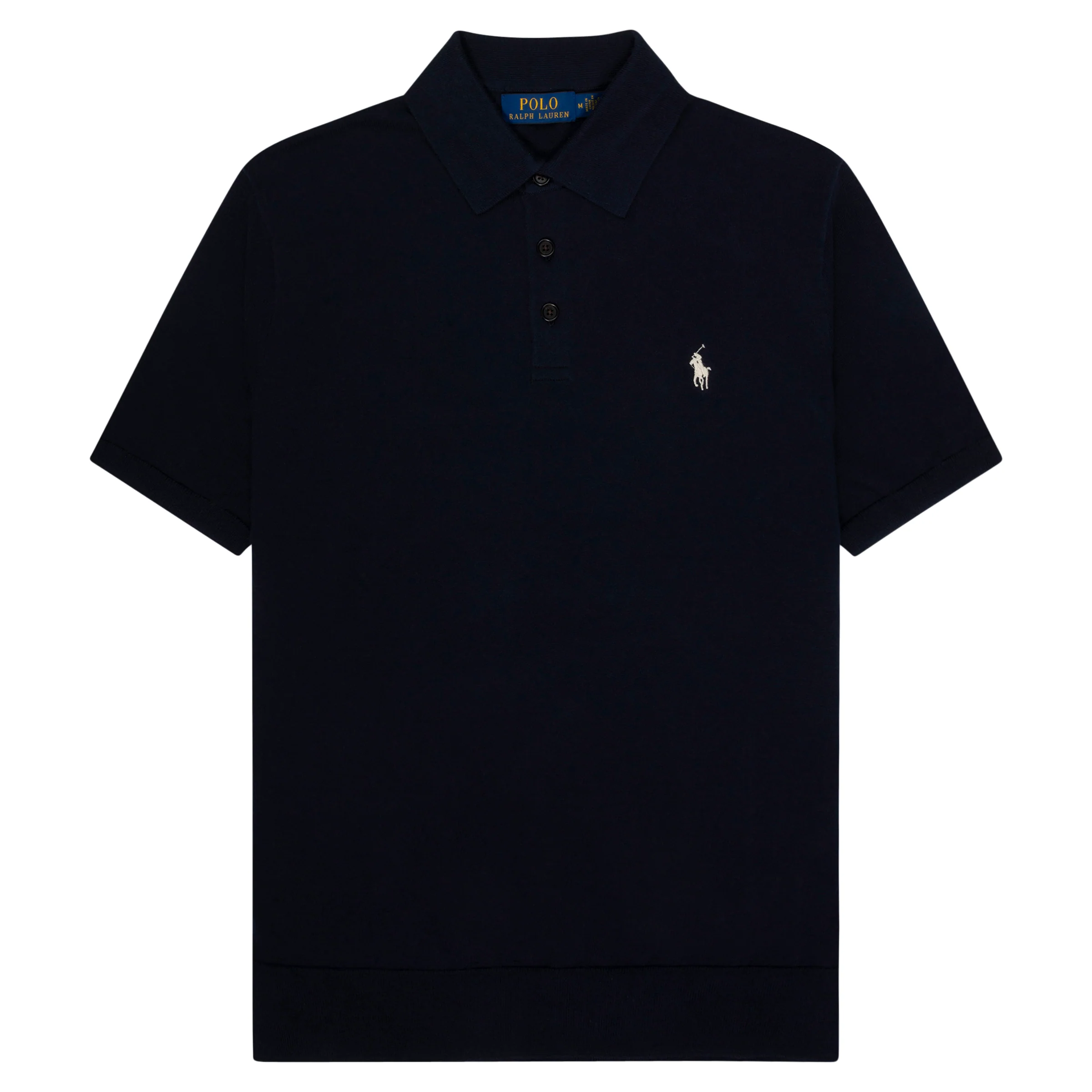 Ralph Lauren Navy Knitted SS Polo