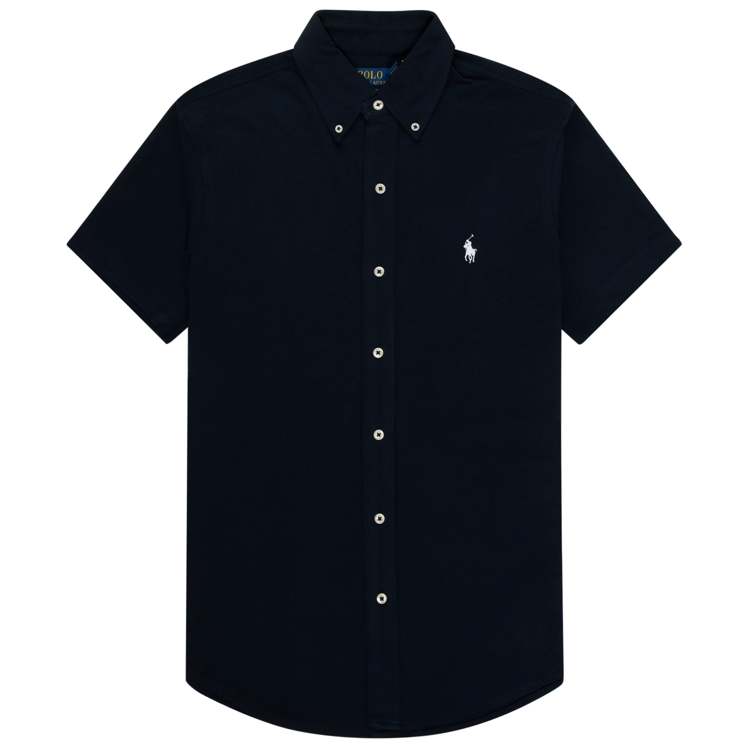 Ralph Lauren Navy SS Shirt In Feather Weight Mesh