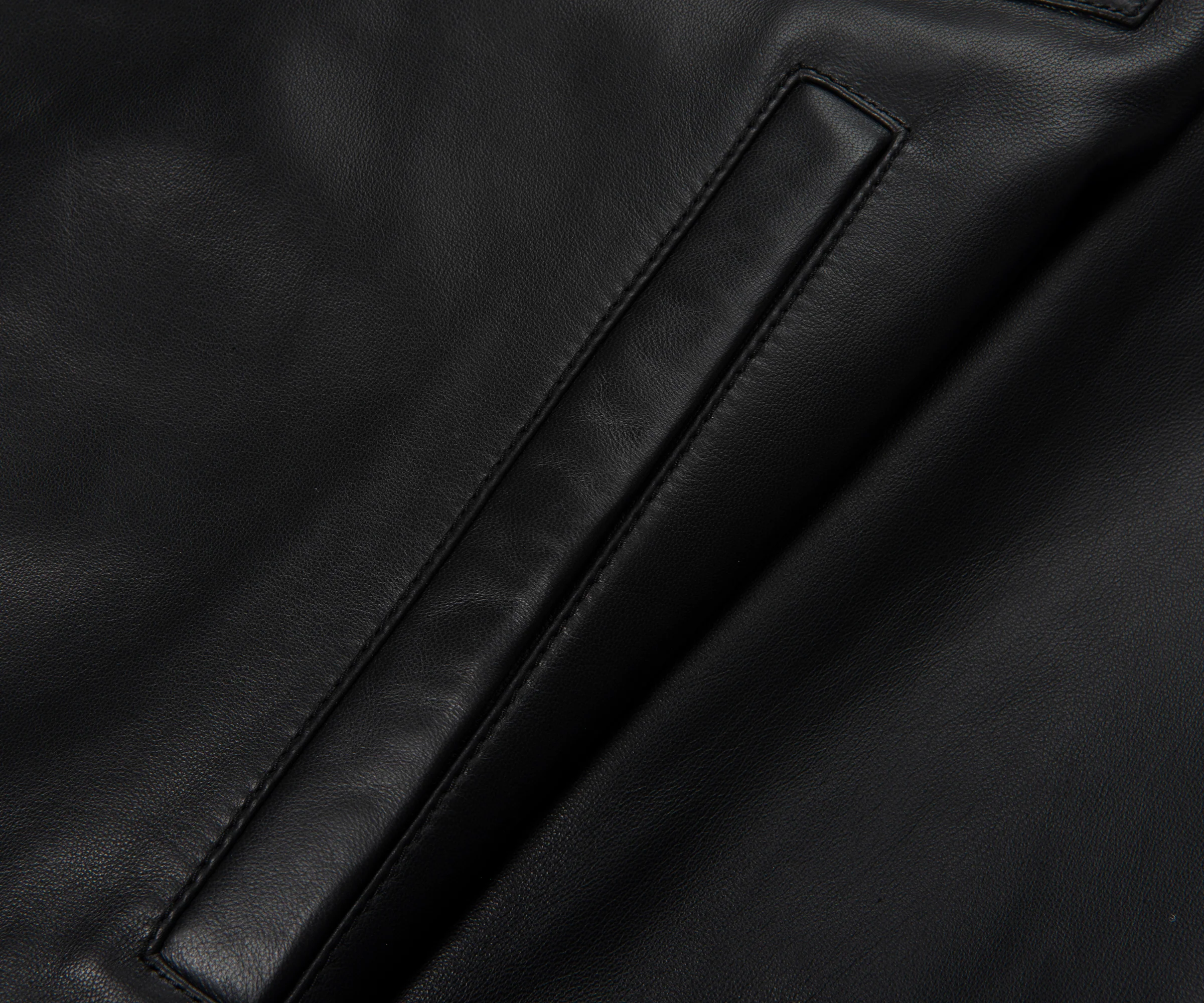 Armani Black Soft Leather 4 Pocket Jacket - Image 2
