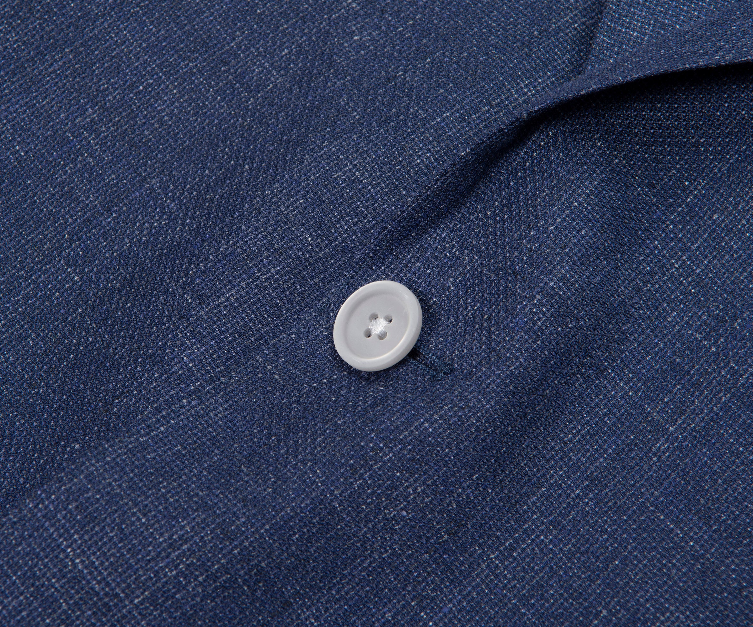 Boss C Hanry Open Blue Linen Blend Blazer - Image 4