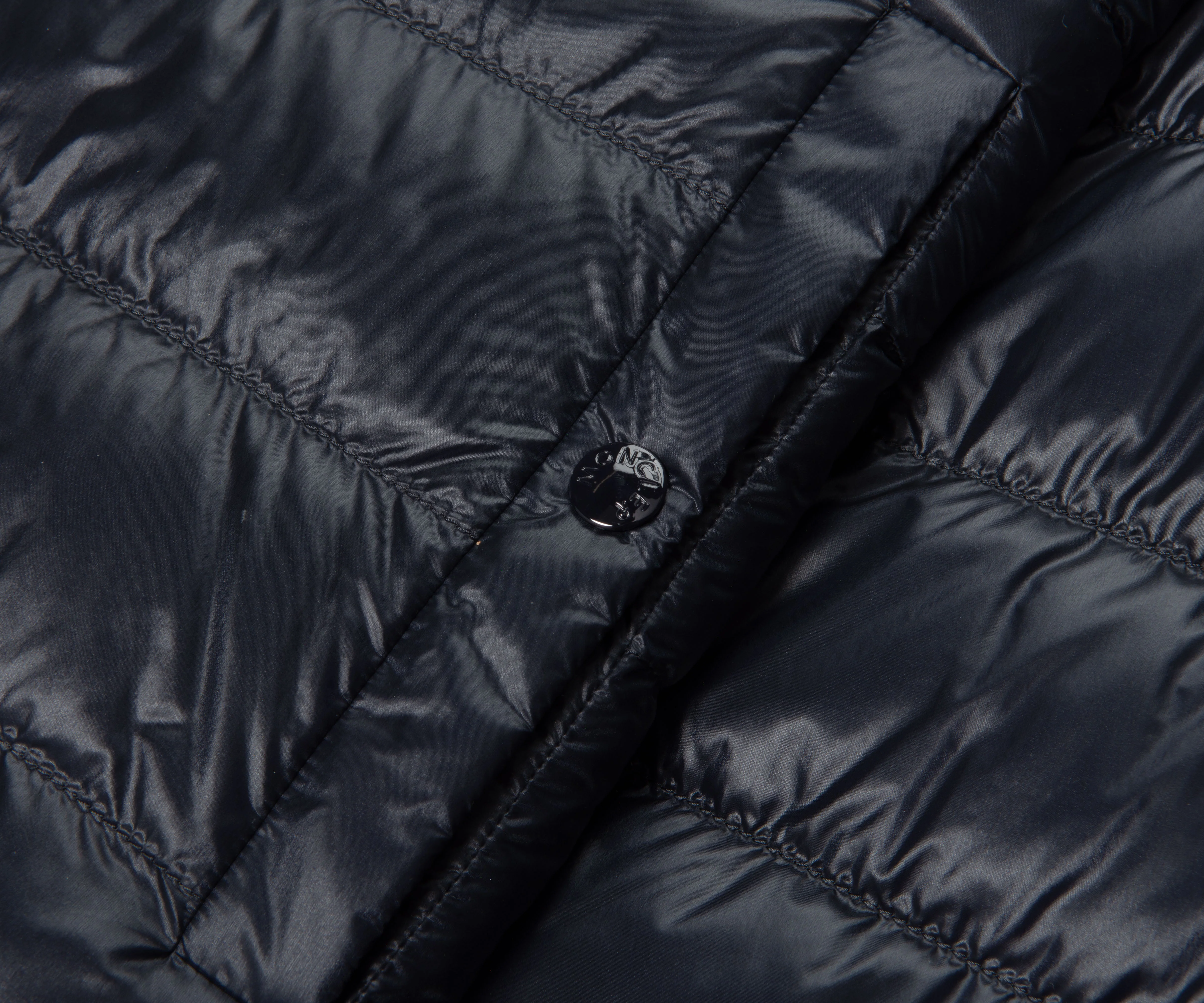 Moncler Mourillon Navy Down Shirt Jacket - Image 6