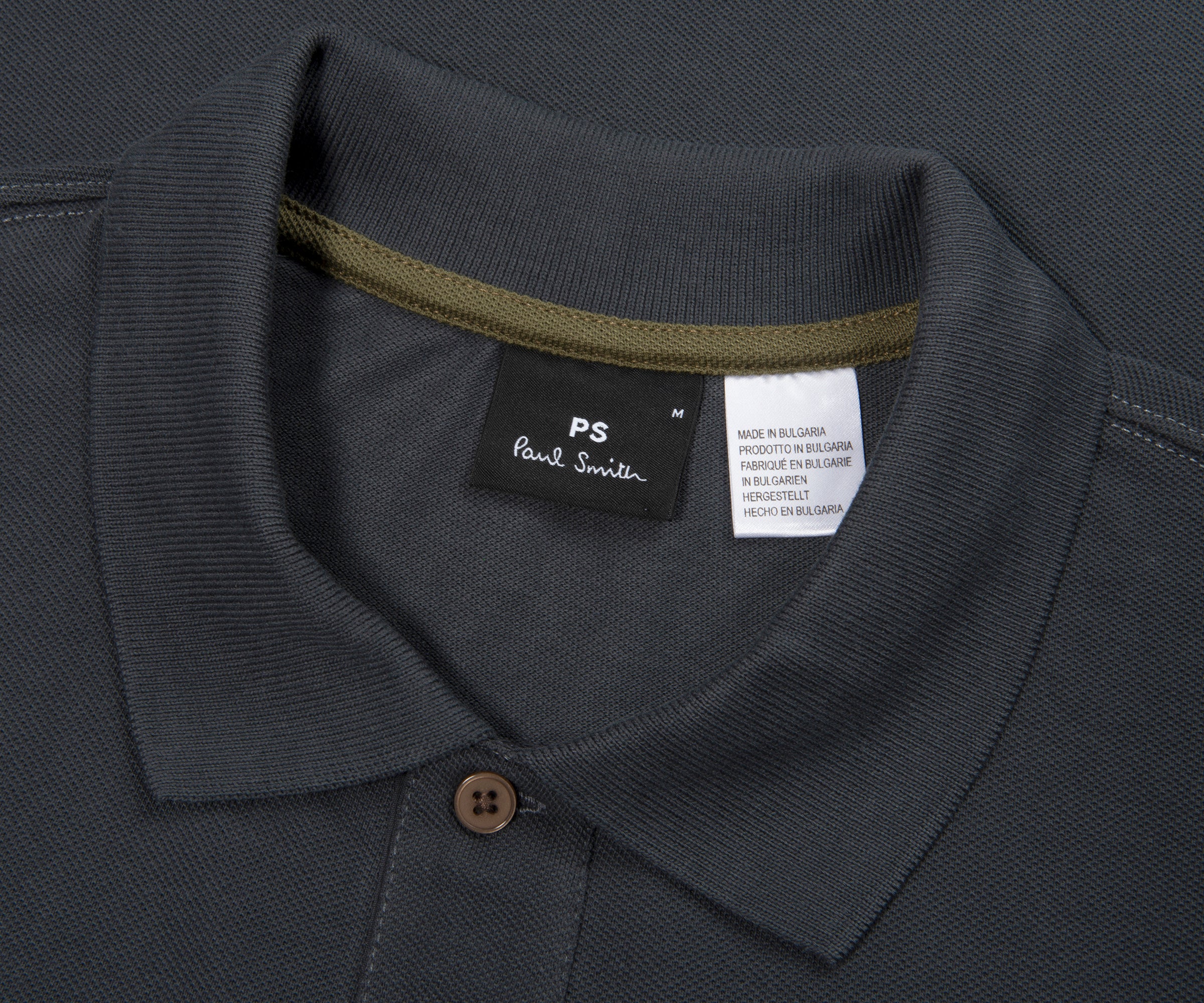 Paul Smith Charcoal Zebra Logo Polo - Image 2