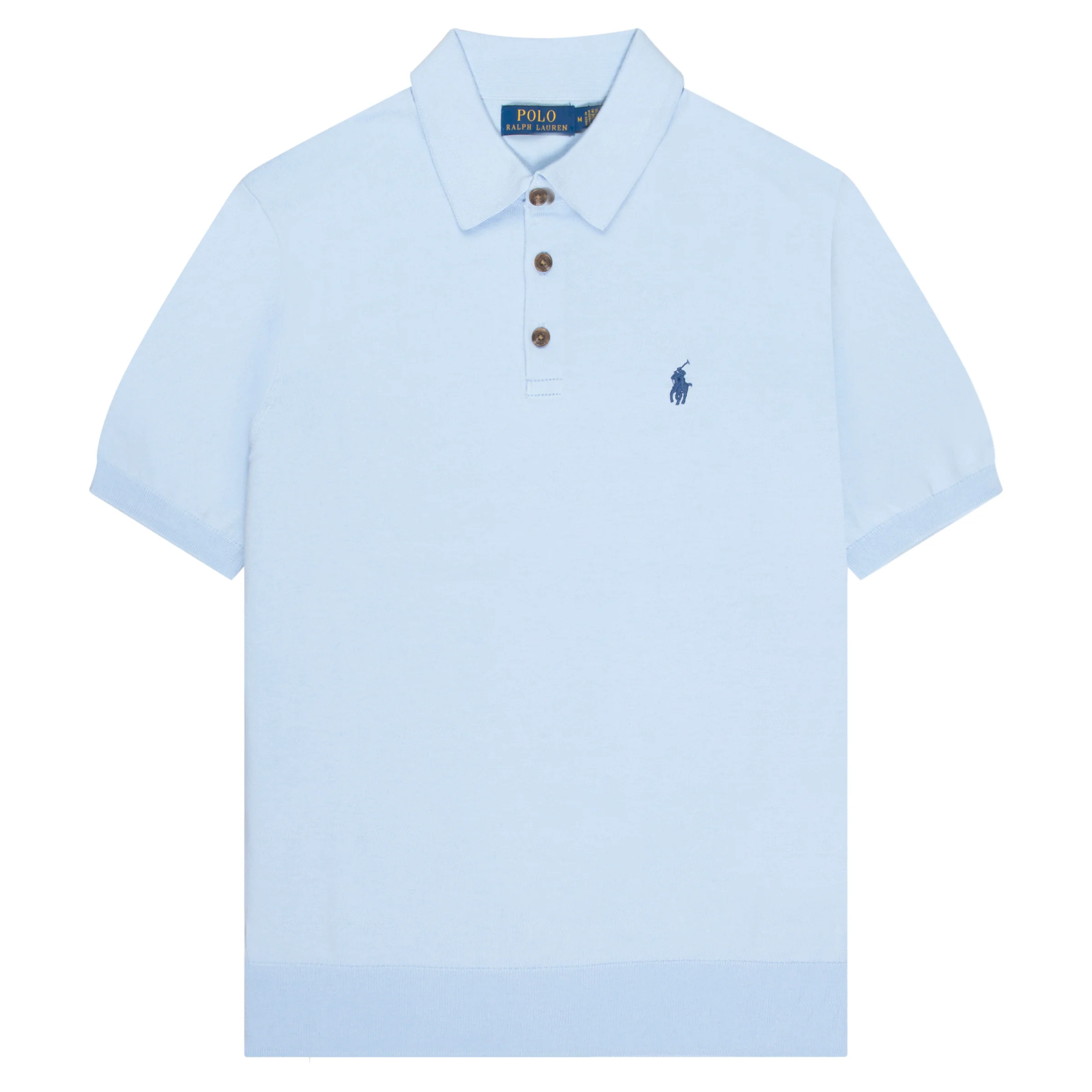 Ralph Lauren Sky Blue Knitted Soft Polo
