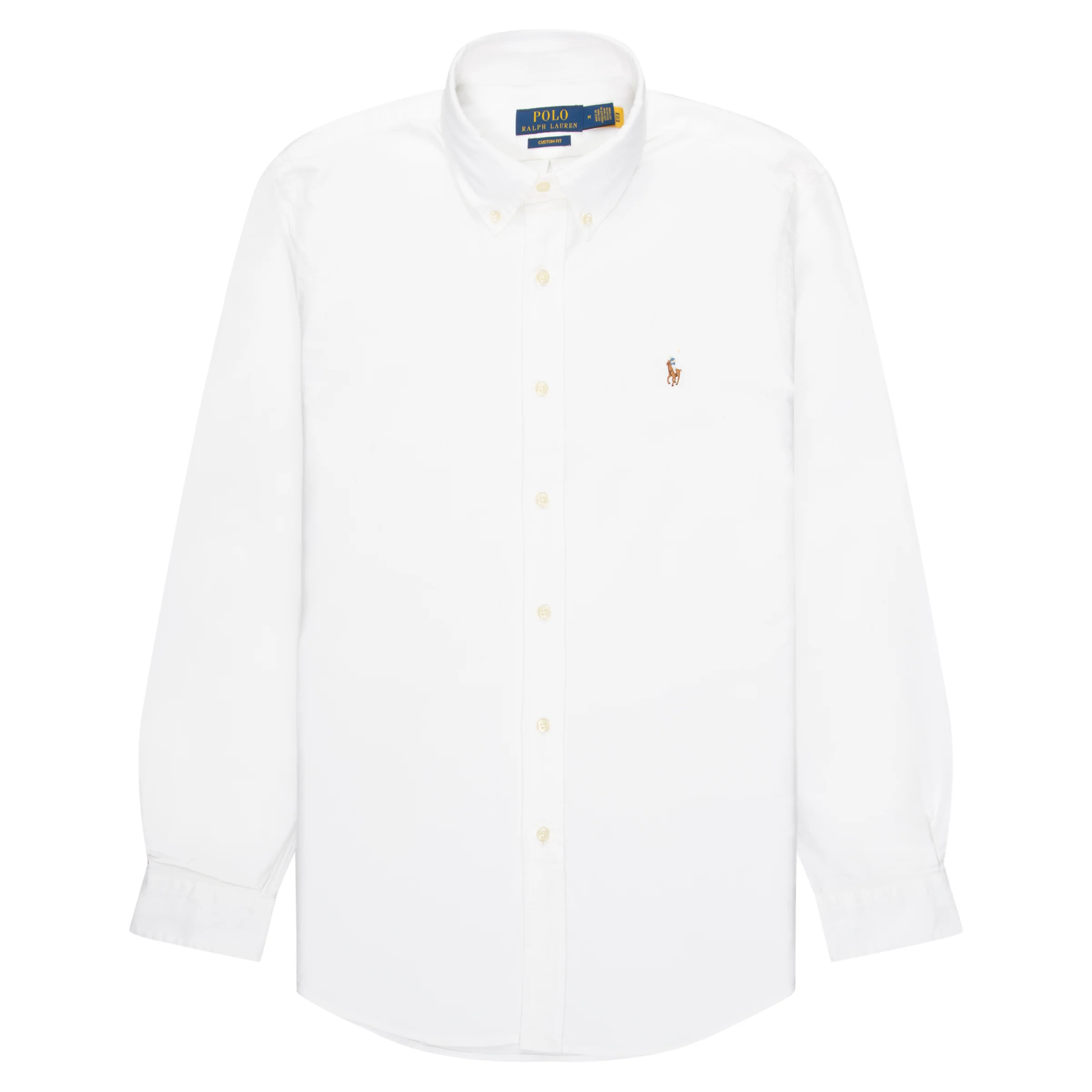 Ralph Lauren White Custom Fit Cotton Shirt