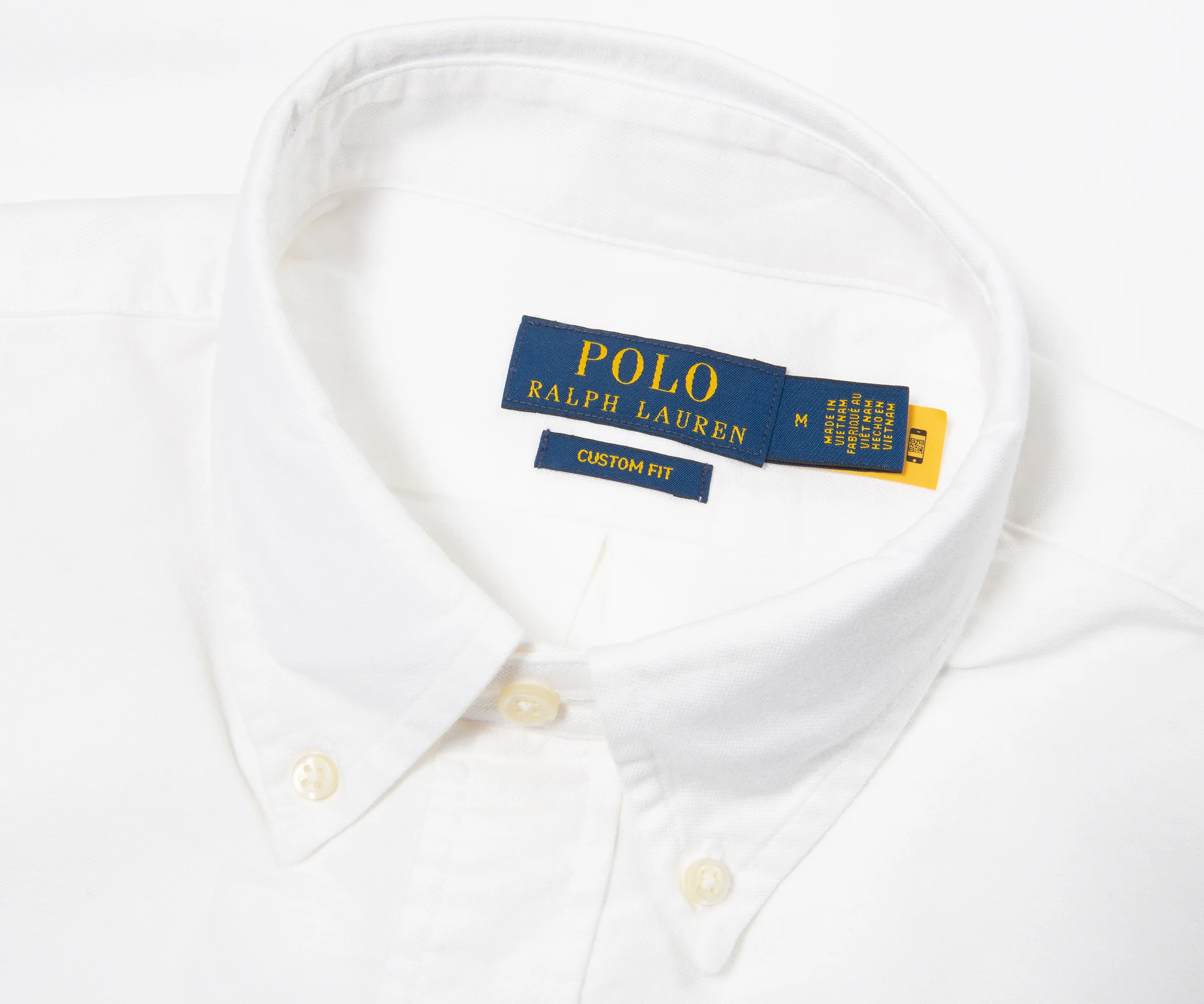 Ralph Lauren White Custom Fit Cotton Shirt - Image 2