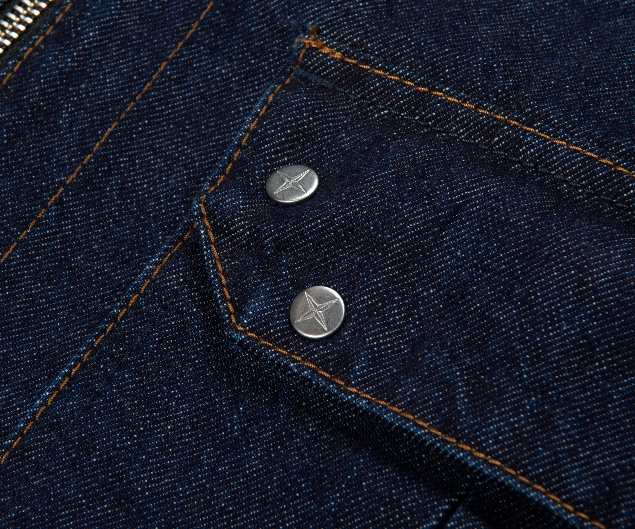 Stone Island Indigo Denim Rinsed Full Zip jacket - Image 5