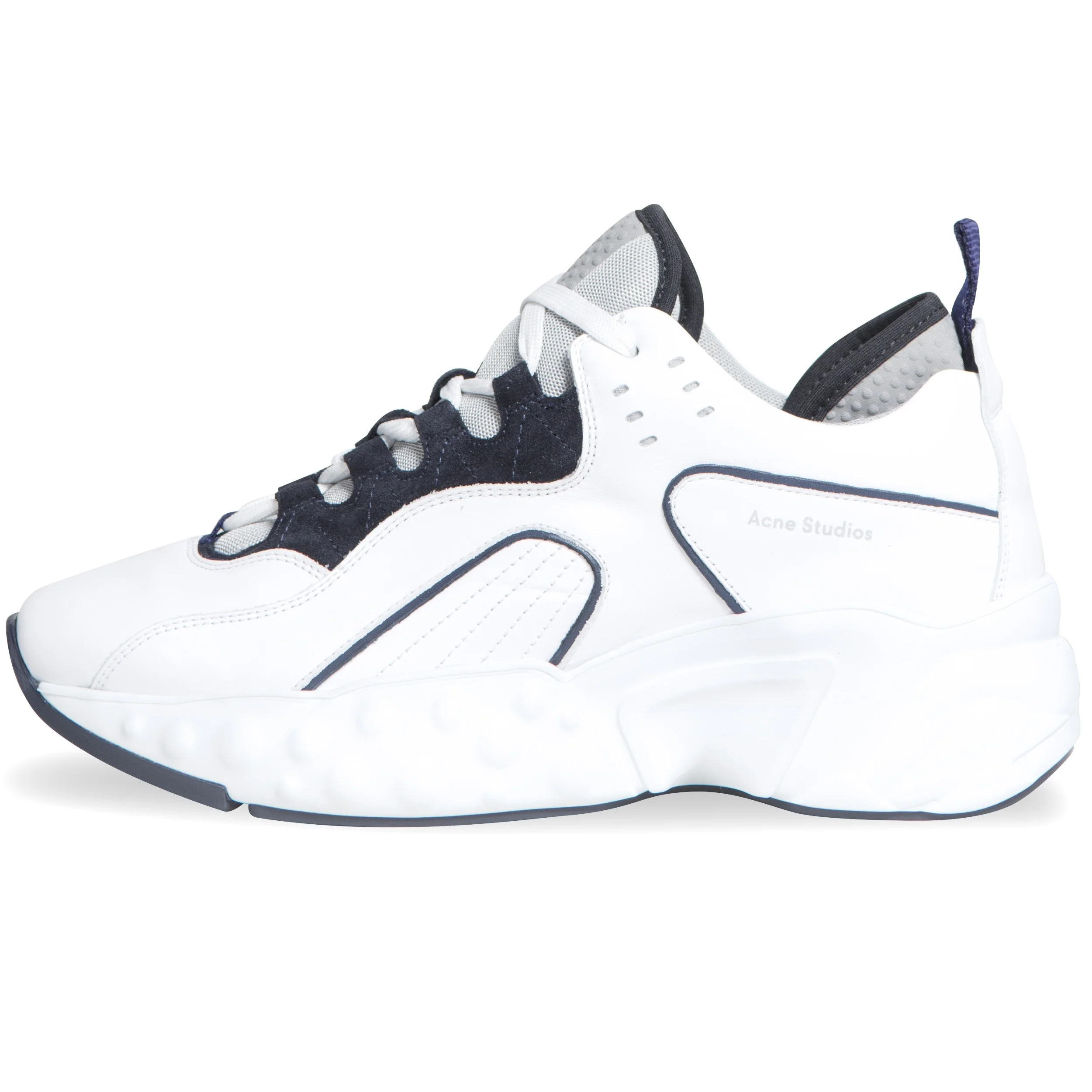 Acne Studios Technical Leather Trainers White/Multi