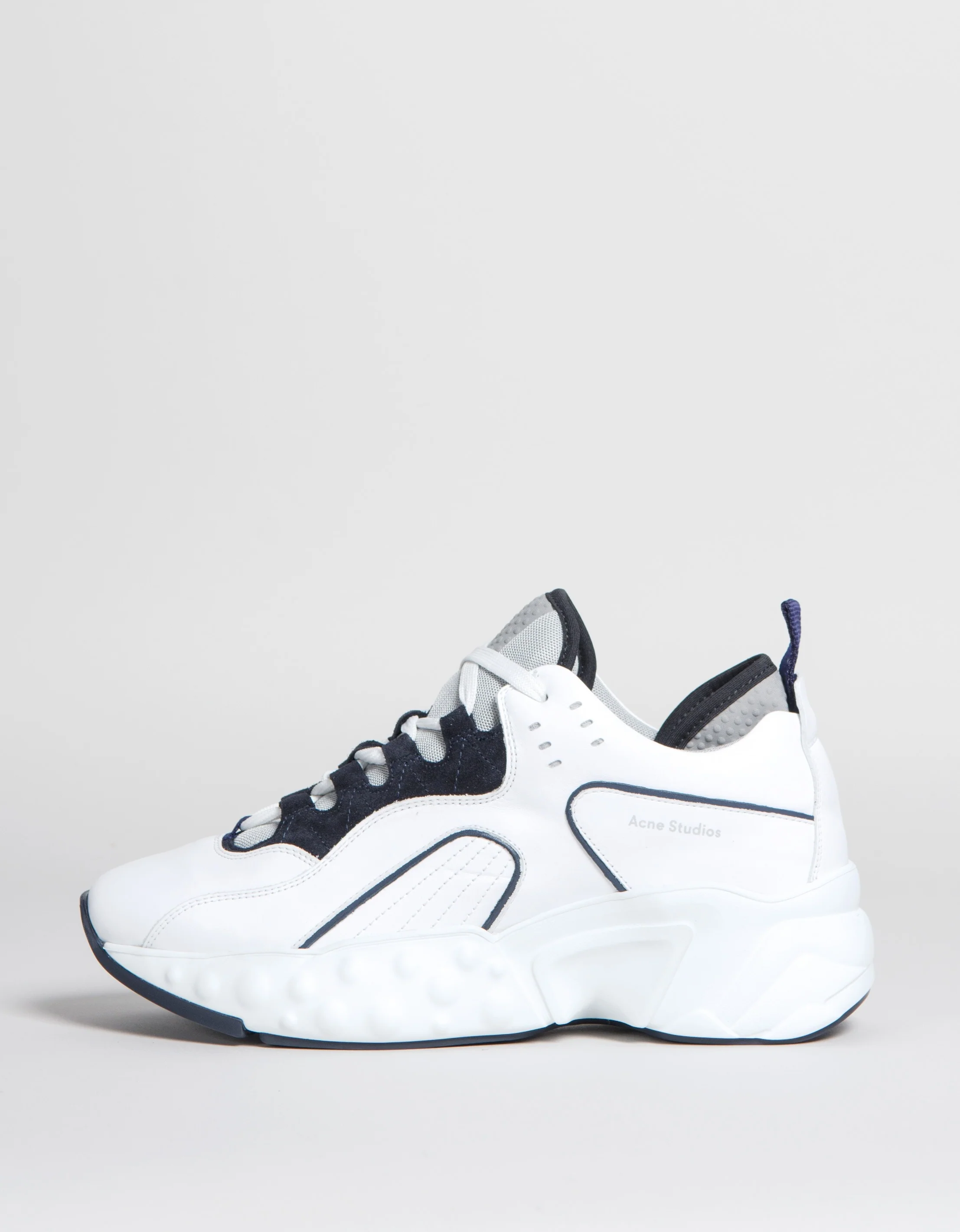 Acne Studios Technical Leather Trainers White/Multi - Image 2